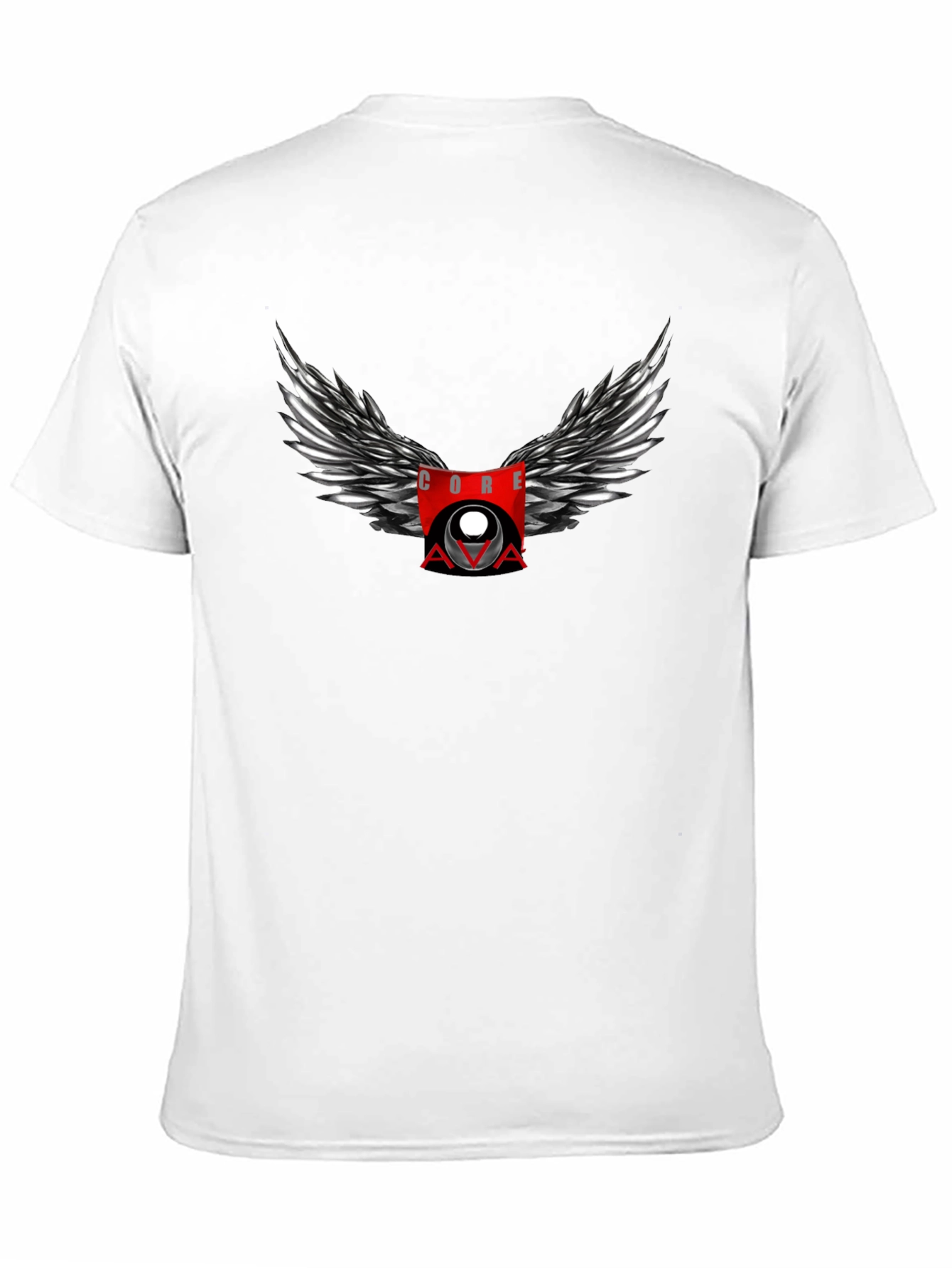 CORE AVA Winged Graphic Black T-Shirt