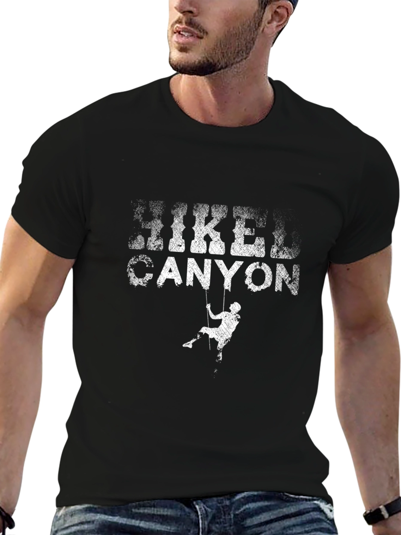 Hike Canyon Rappel Black T-Shirt