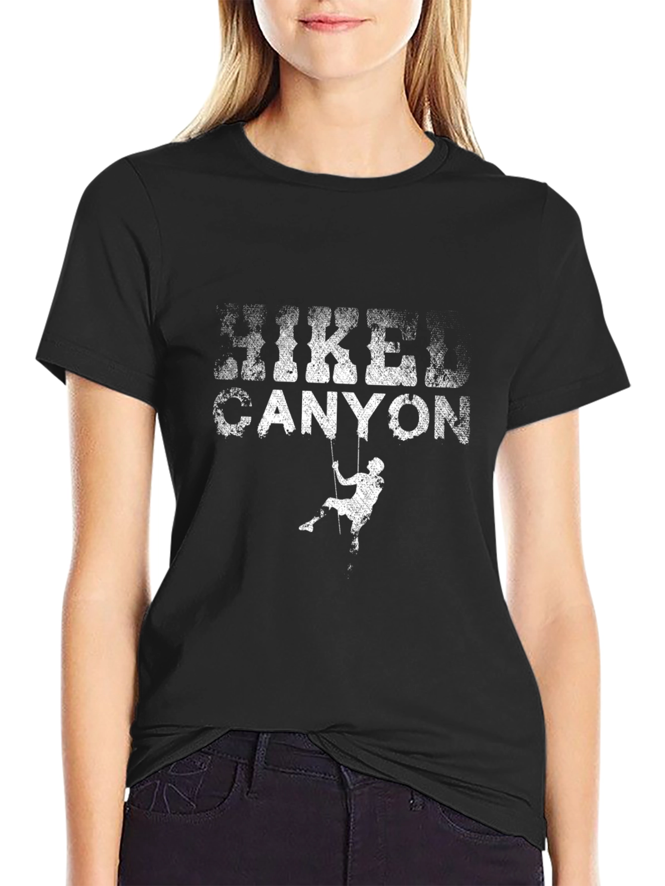 Hike Canyon Rappel Black T-Shirt