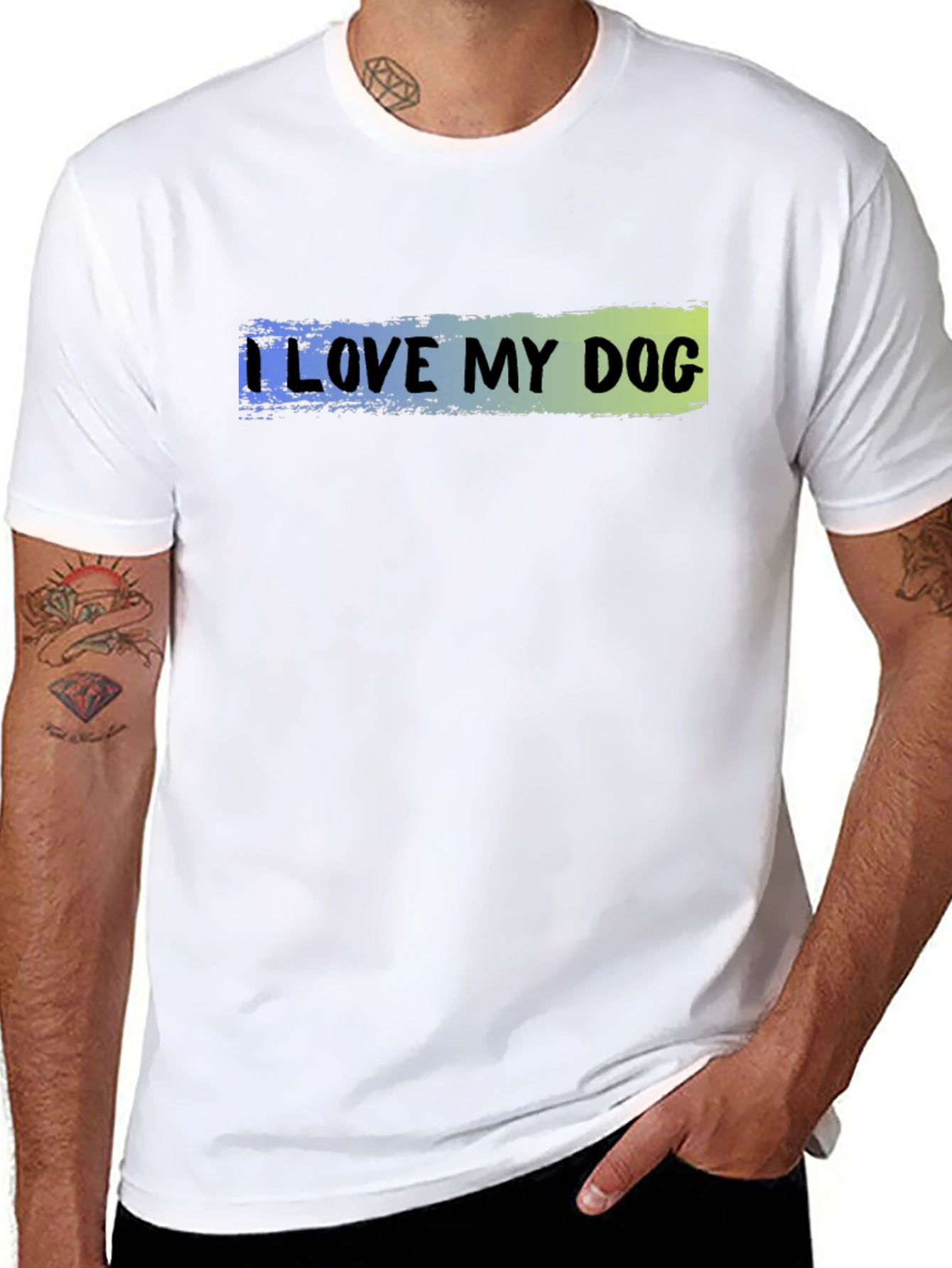 I Love My Dog T-Shirt - Casual Wear