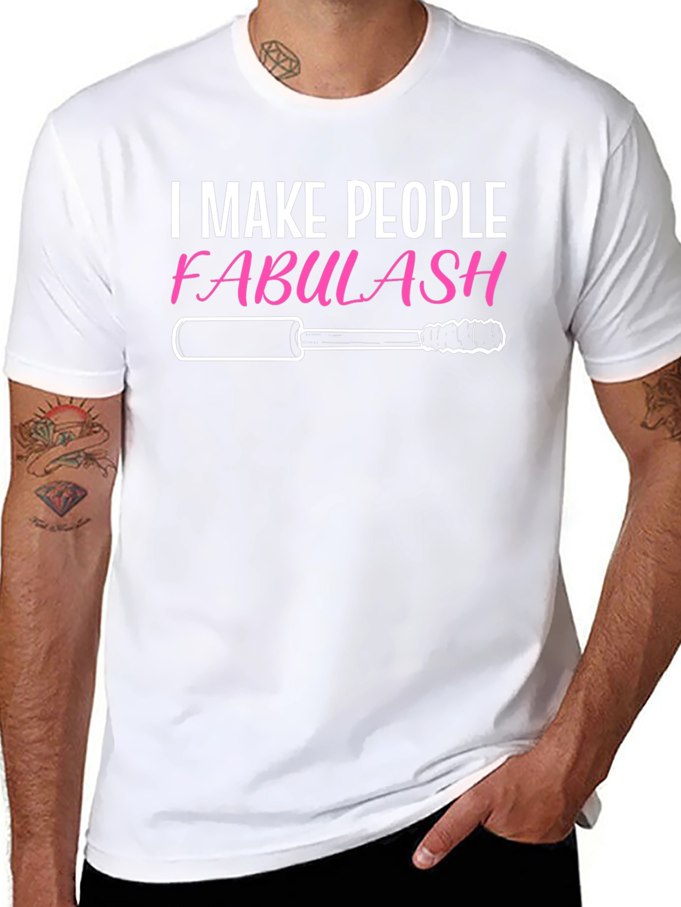 Fabulash Makeup Artist Graphic Tee - Black