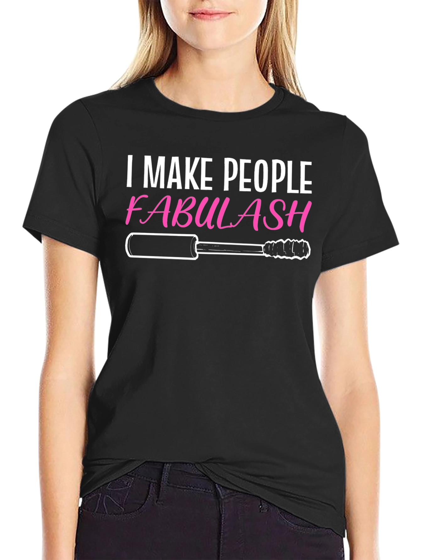 Fabulash Makeup Artist Graphic Tee - Black