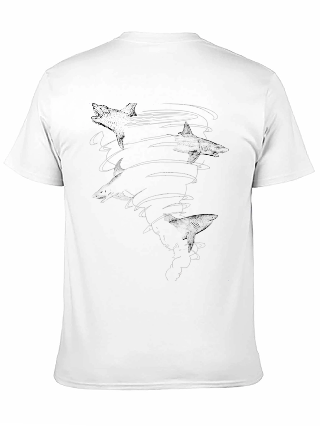 Sharknado Black Graphic Tee - Mens Cotton T-Shirt