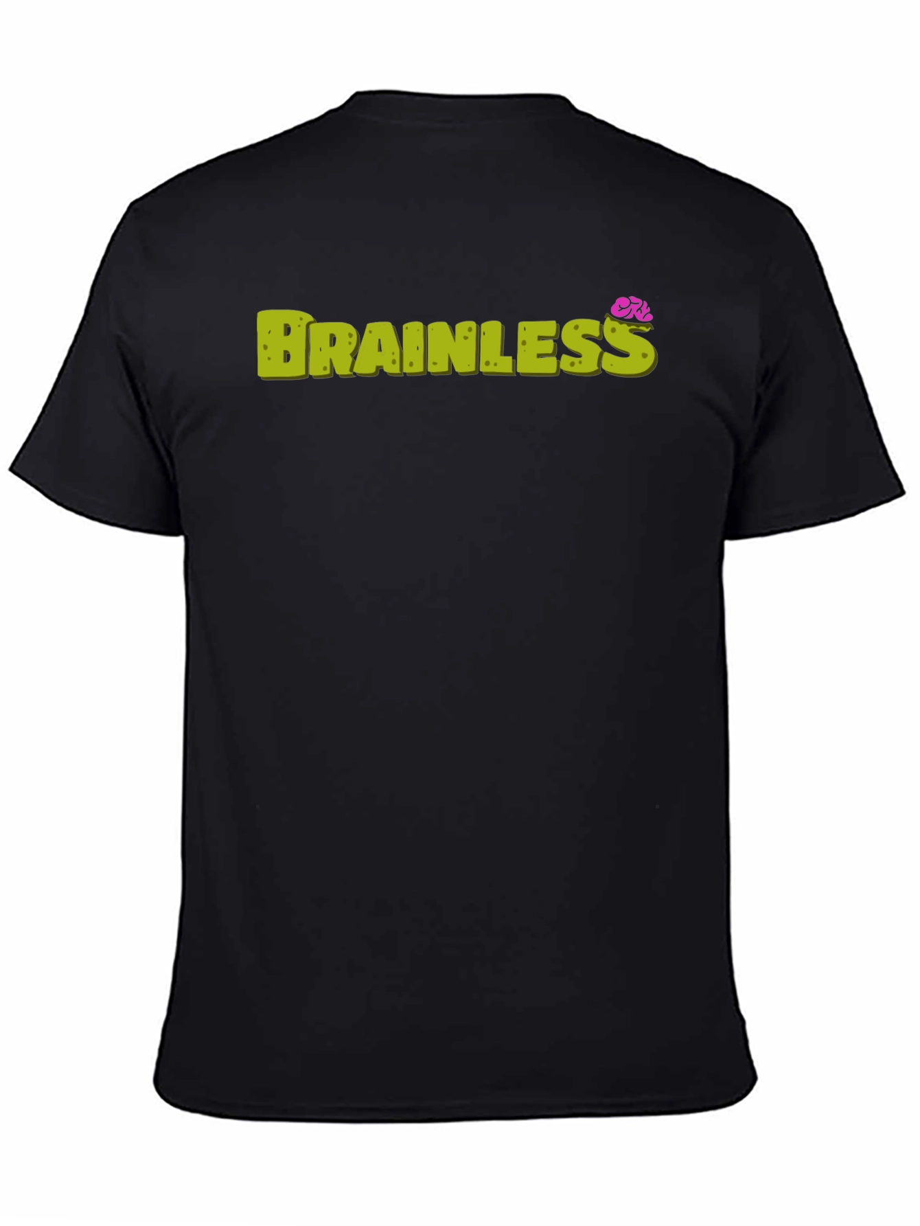 Brainless Graphic Print Crew Neck Tee