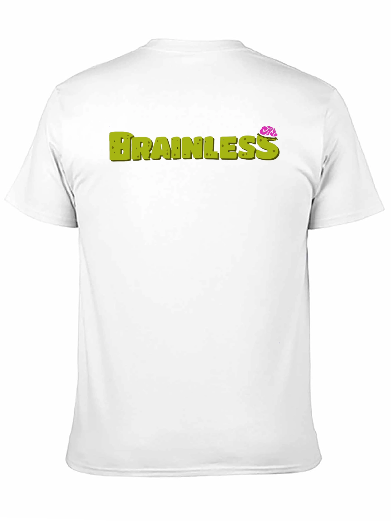 Brainless Graphic Print Crew Neck Tee