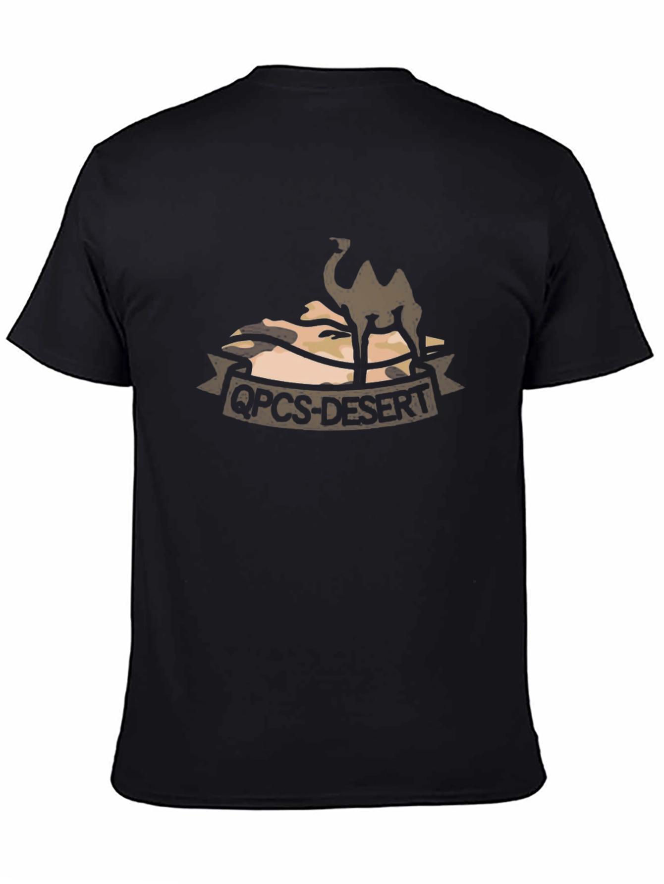 QOCS-Desert Camel Graphic T-Shirt