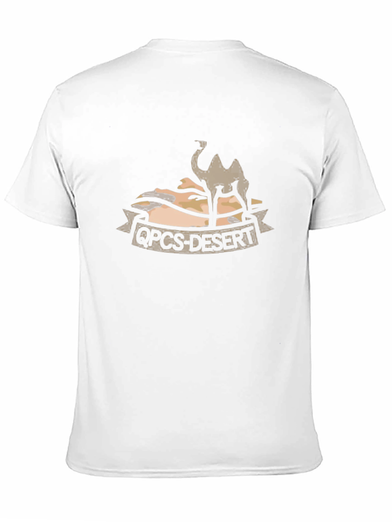 QOCS-Desert Camel Graphic T-Shirt