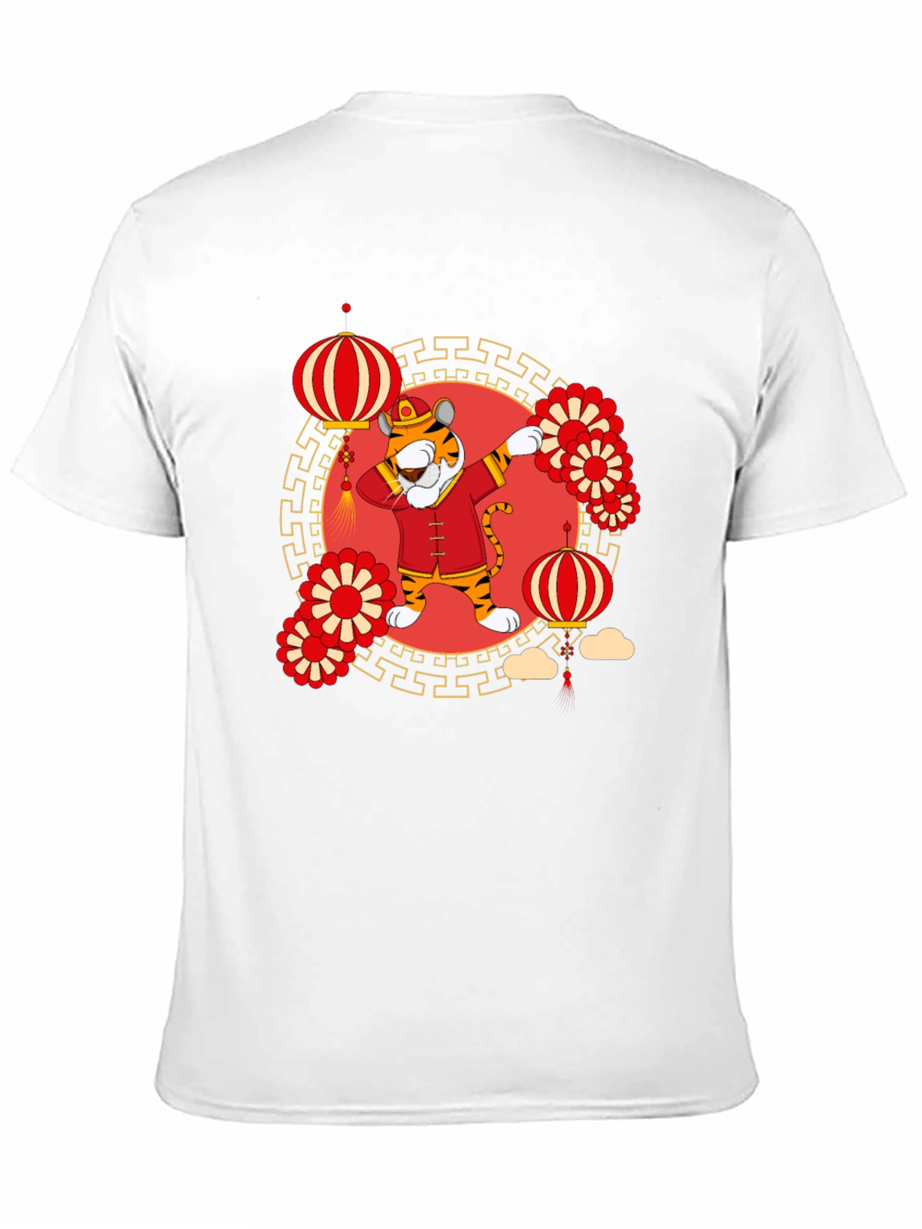 Dabbing Tiger Chinese New Year T-Shirt