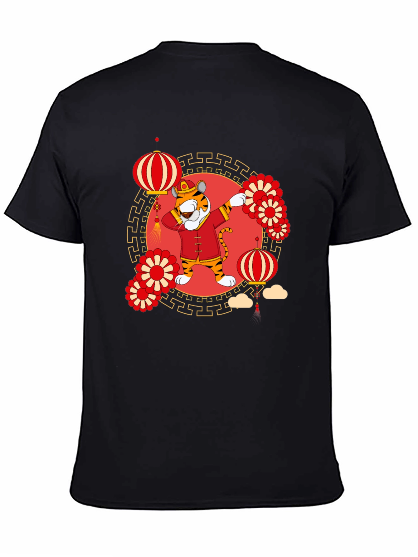 Dabbing Tiger Chinese New Year T-Shirt