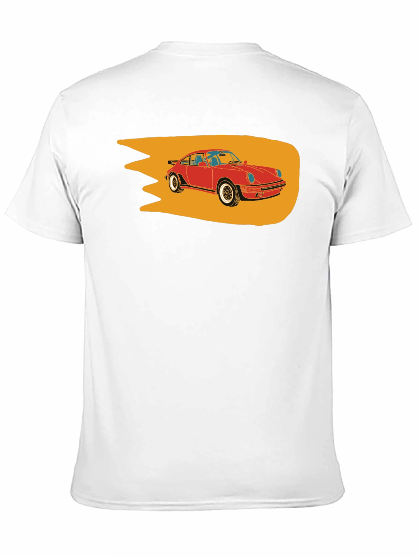 Classic Red Car Graphic T-Shirt