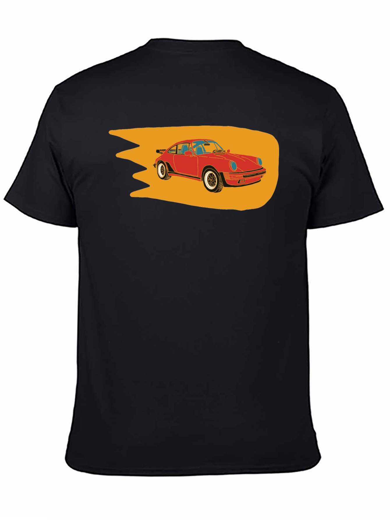 Classic Red Car Graphic T-Shirt
