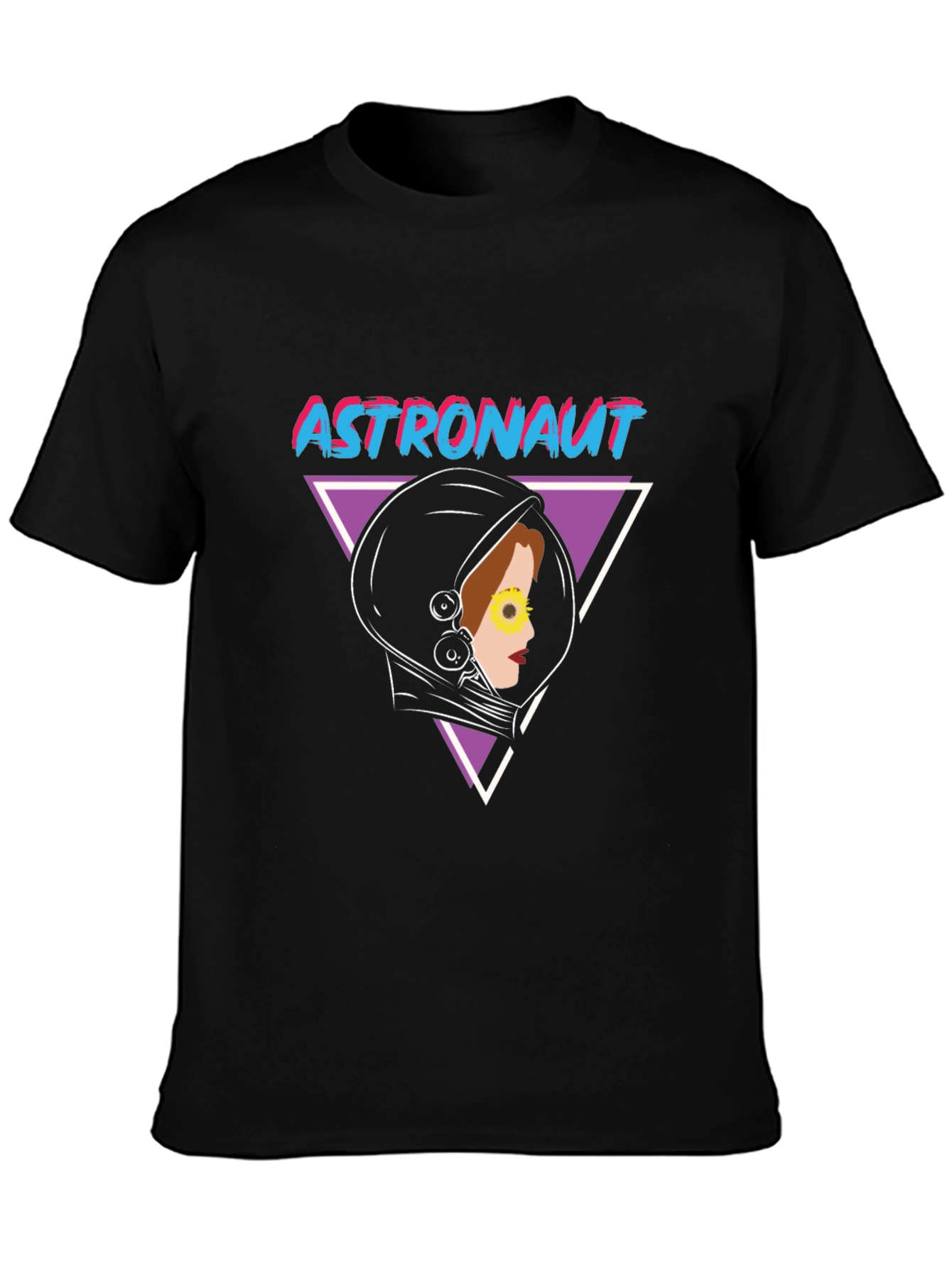 Astronaut Graphic Tee - Retro Space Style