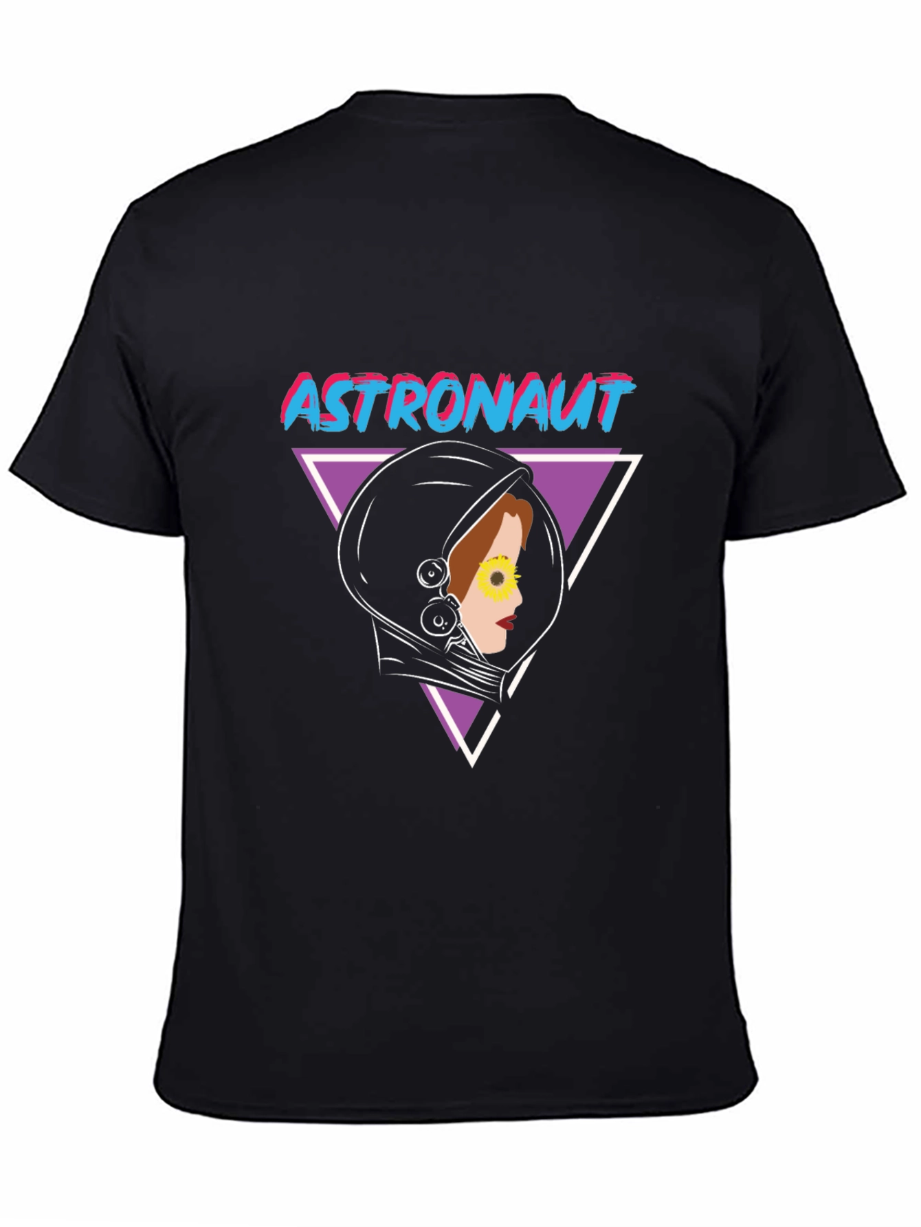 Astronaut Graphic Tee - Retro Space Style