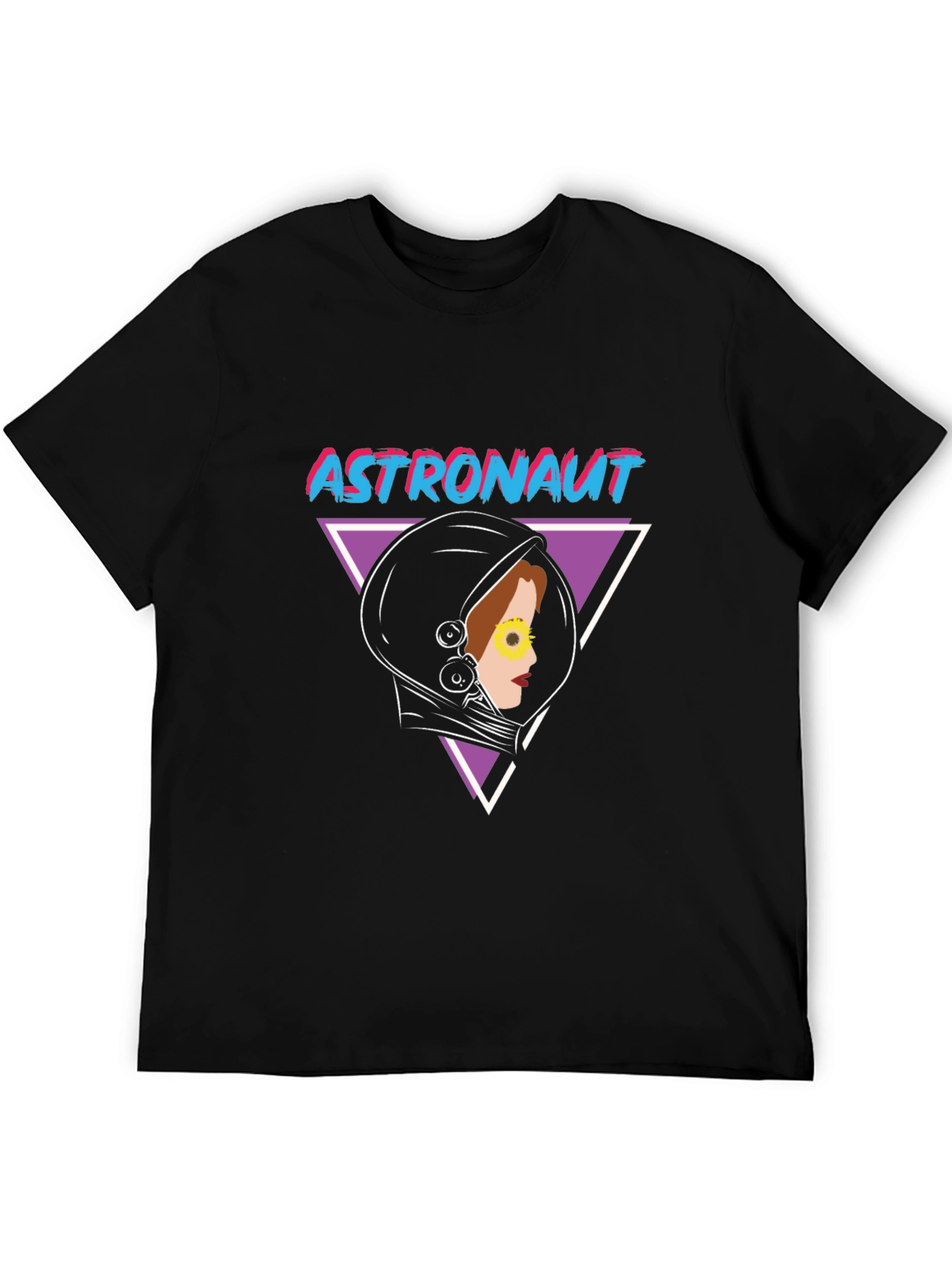 Astronaut Graphic Tee - Retro Space Style