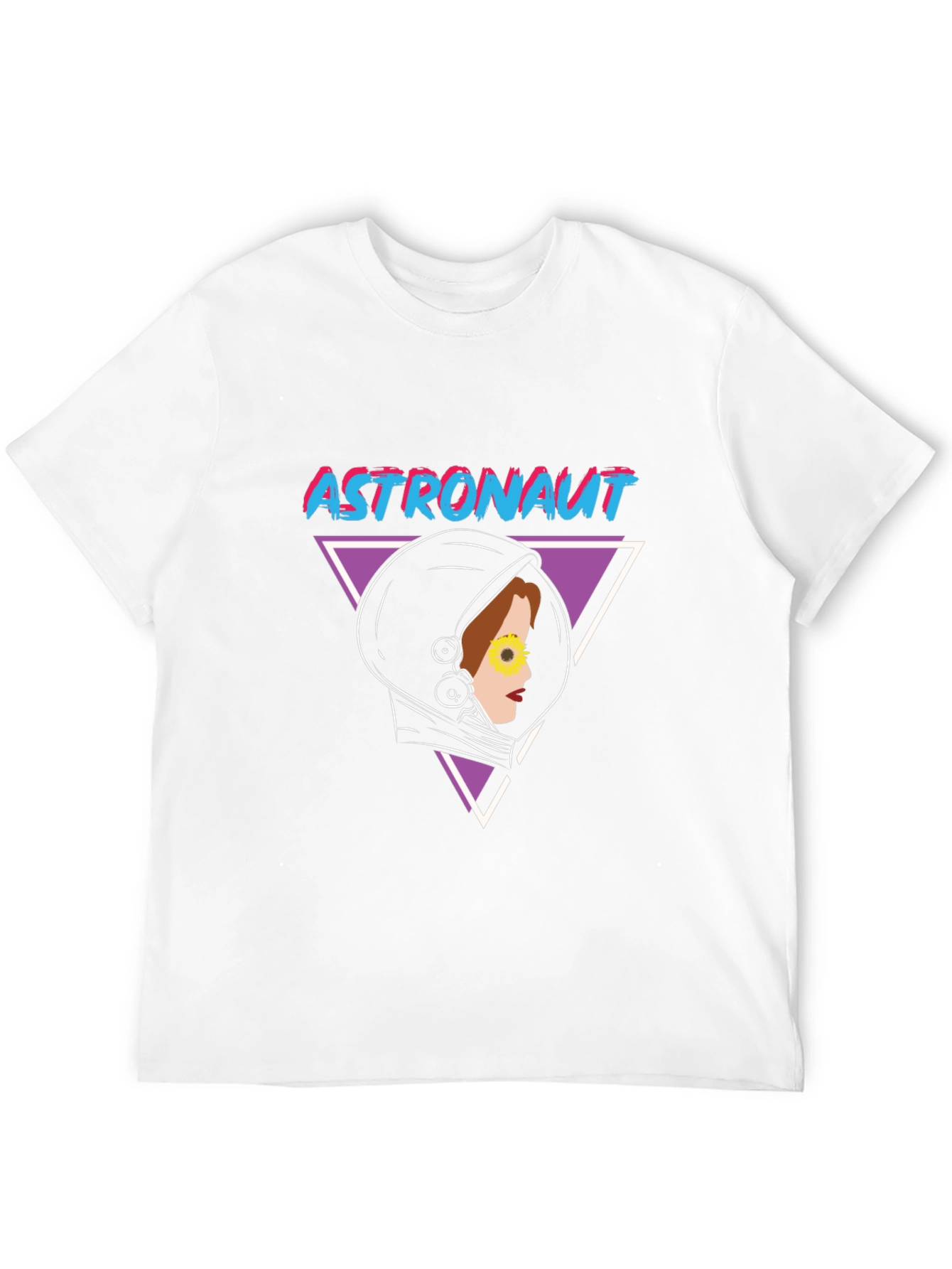 Astronaut Graphic Tee - Retro Space Style