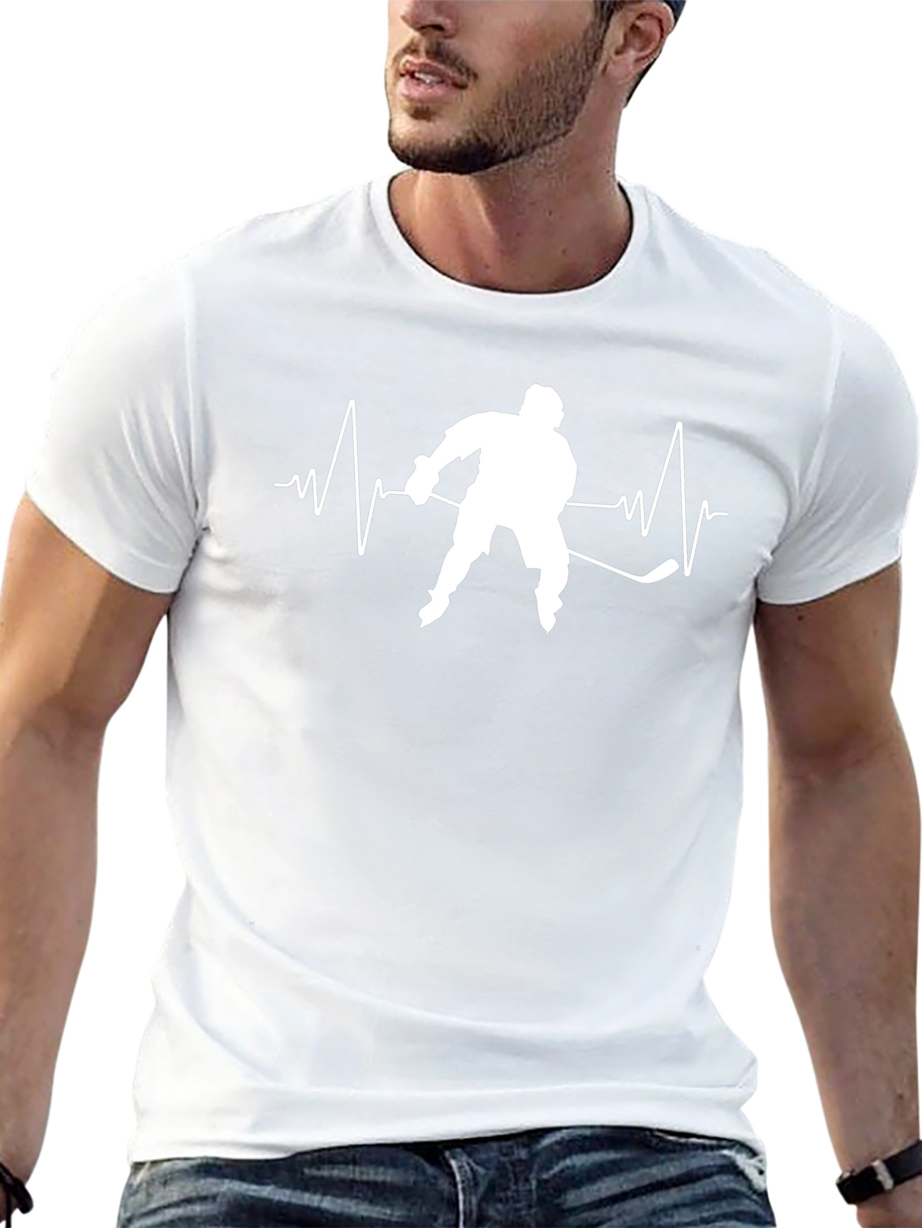 Hockey Heartbeat T-Shirt - Passion on Display