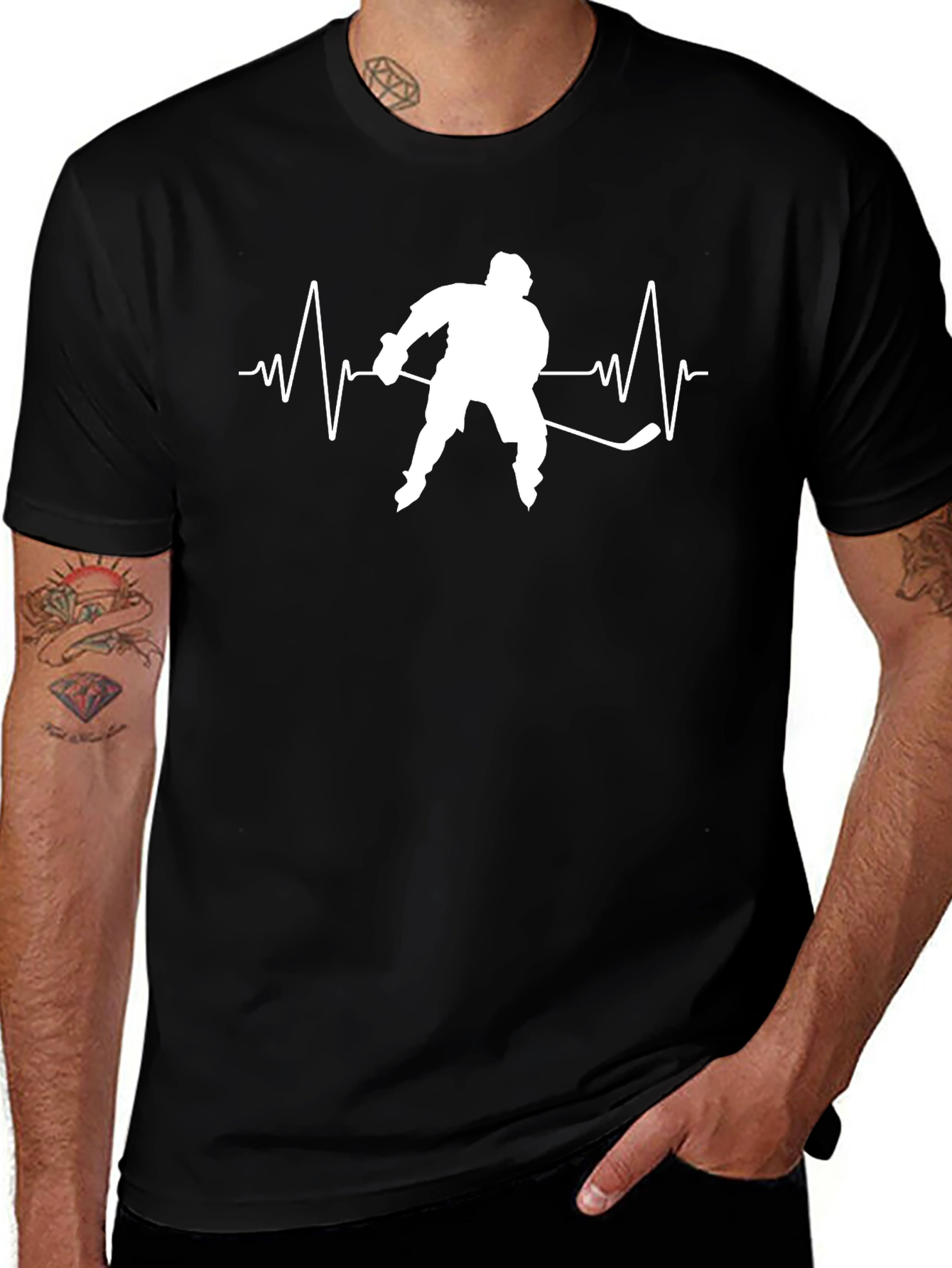 Hockey Heartbeat T-Shirt - Passion on Display