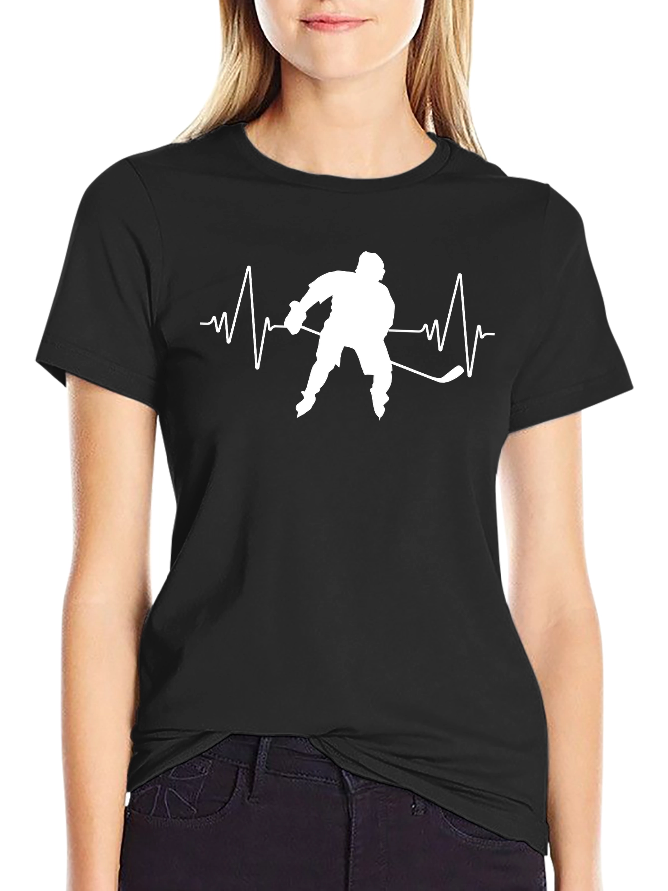 Hockey Heartbeat T-Shirt - Passion on Display