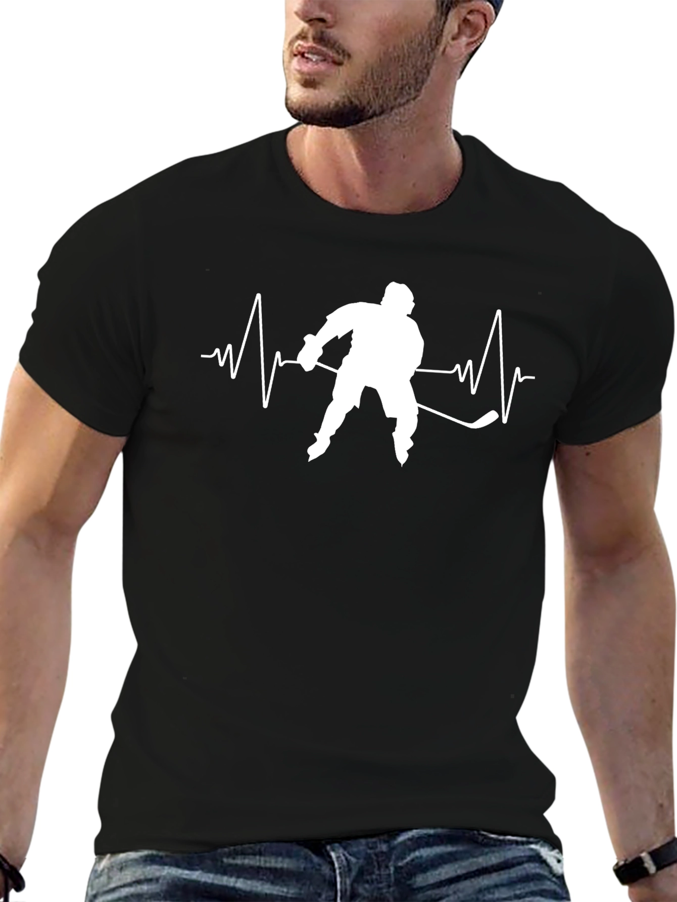 Hockey Heartbeat T-Shirt - Passion on Display
