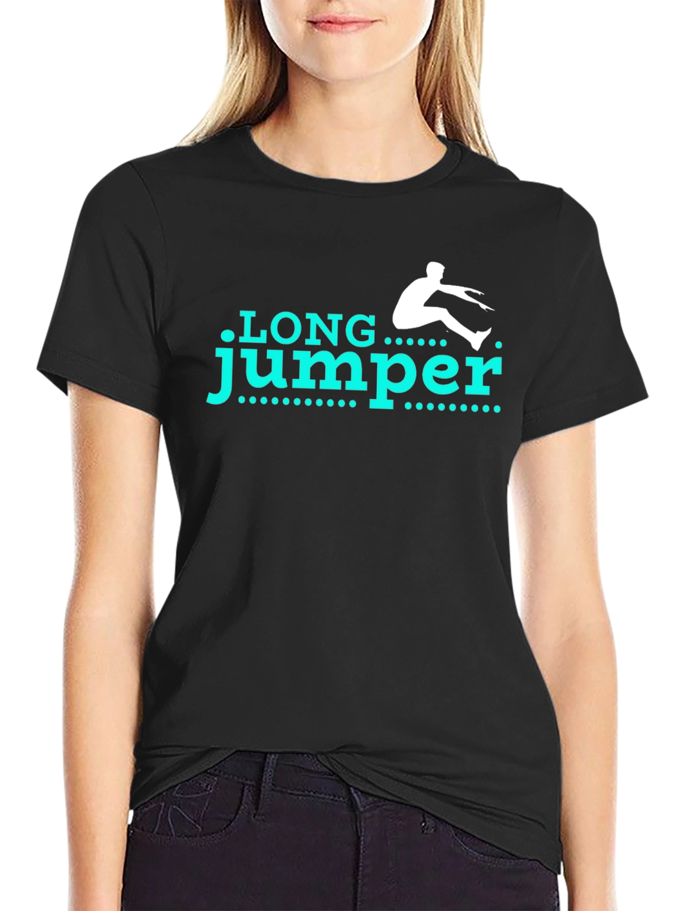 Long Jumper Graphic Tee - Track & Field Inspired