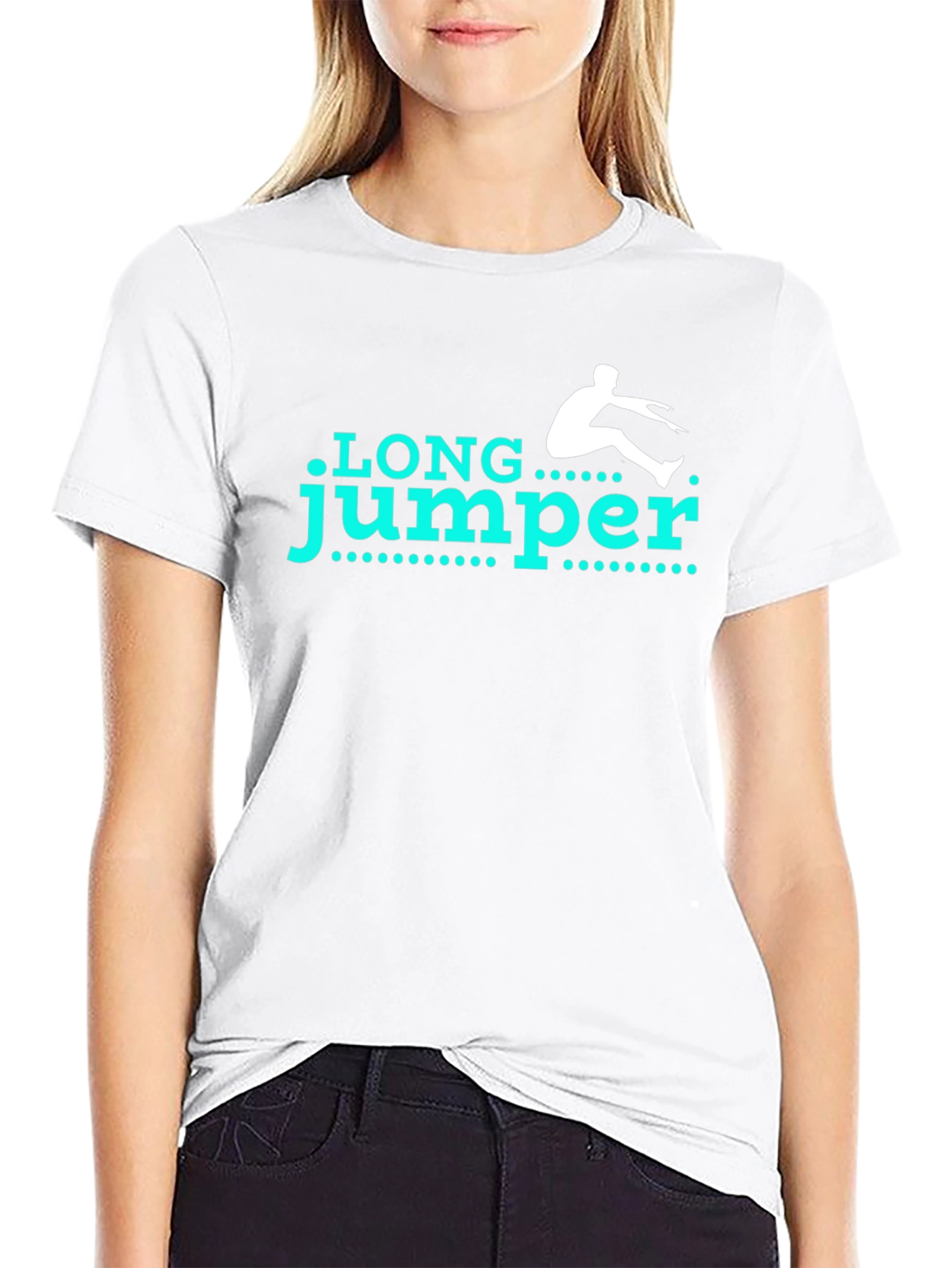 Long Jumper Graphic Tee - Track & Field Inspired