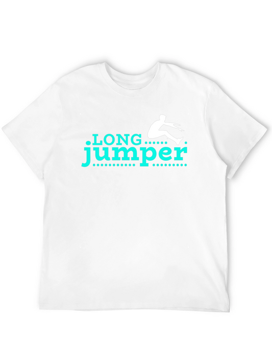 Long Jumper Graphic Tee - Track & Field Inspired