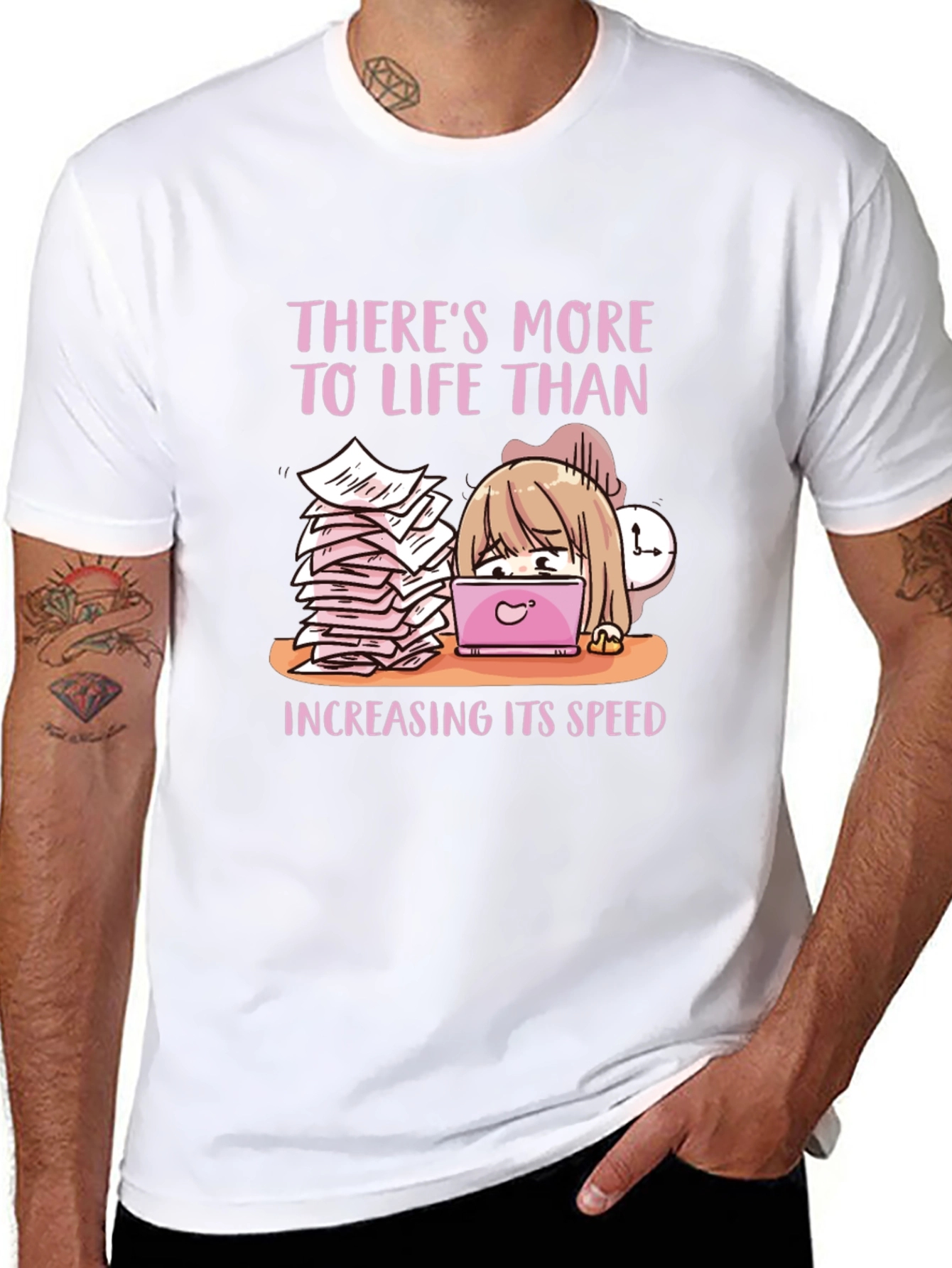 Theres More To Life T-Shirt Anime Style
