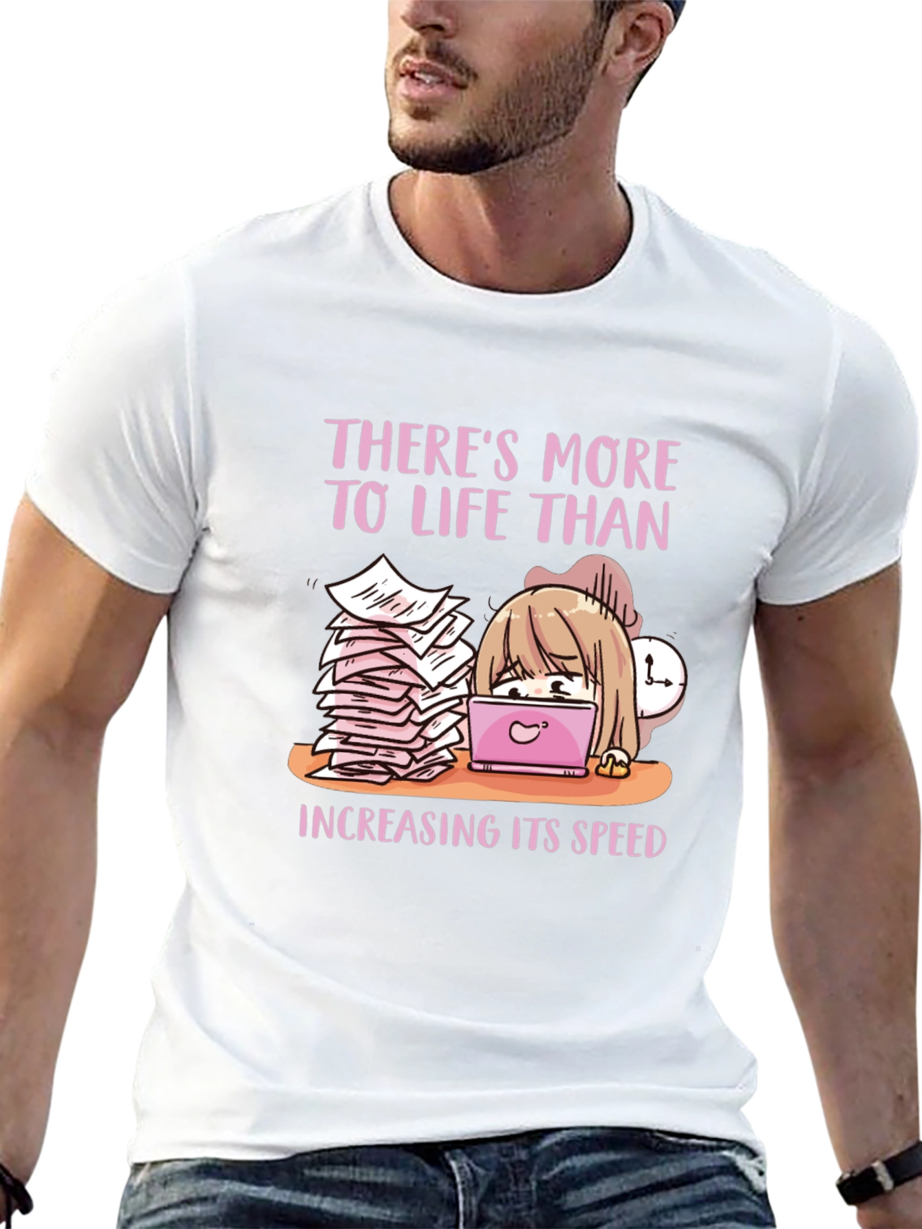 Theres More To Life T-Shirt Anime Style