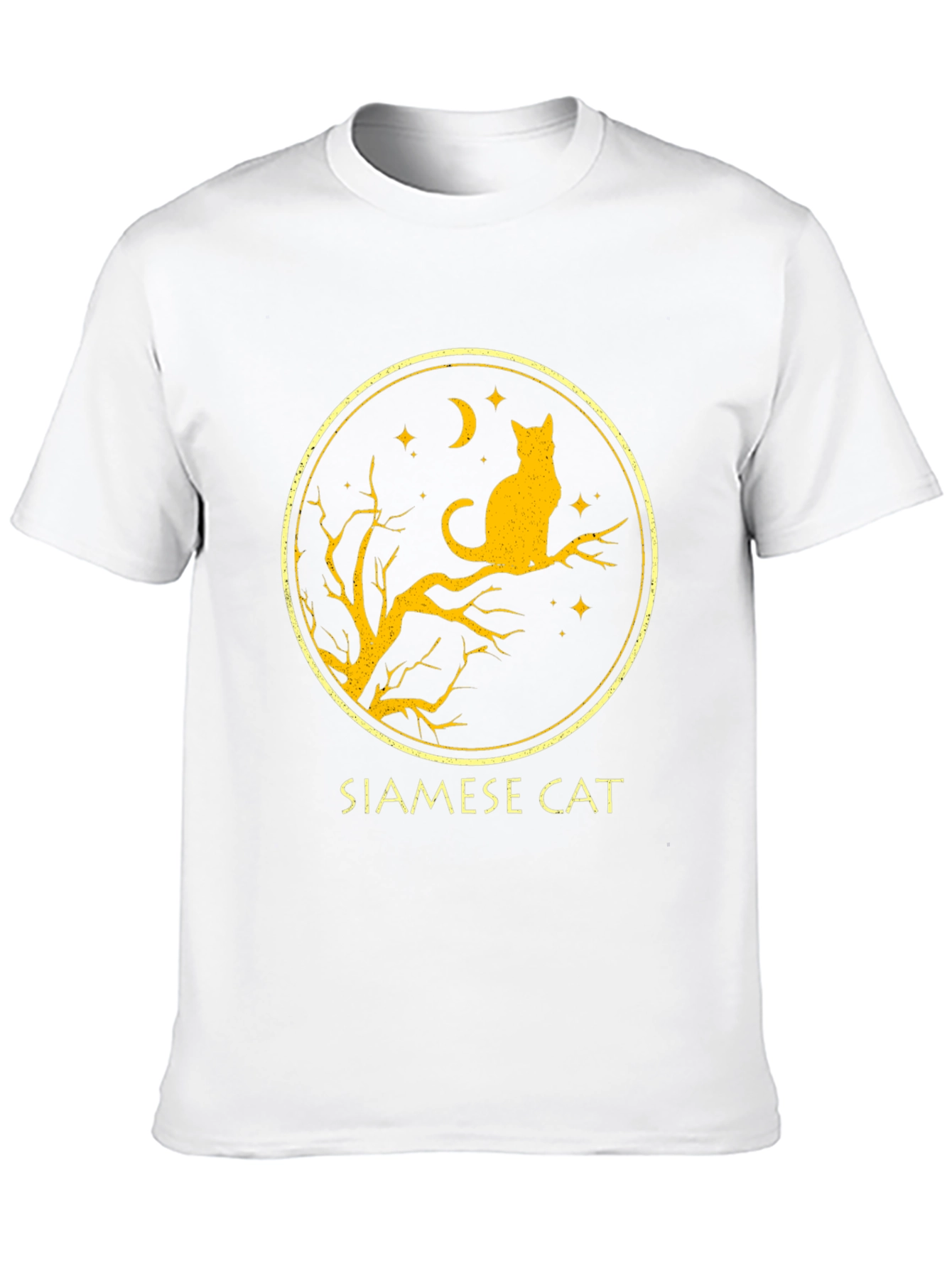 Siamese Cat T-Shirt - Black