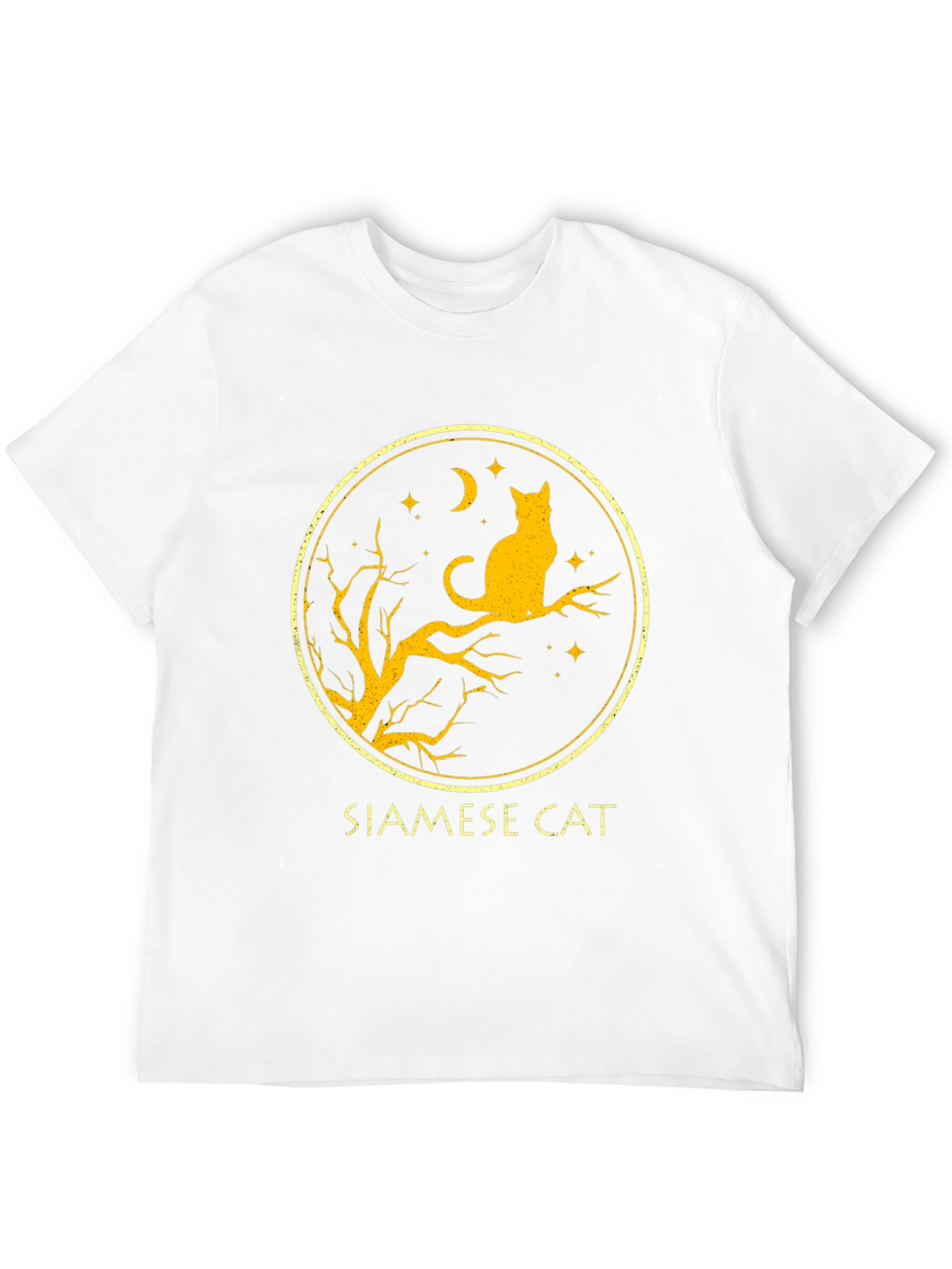 Siamese Cat T-Shirt - Black