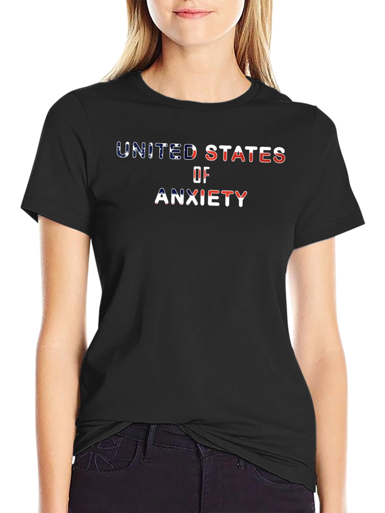 United States of Anxiety Graphic T-Shirt