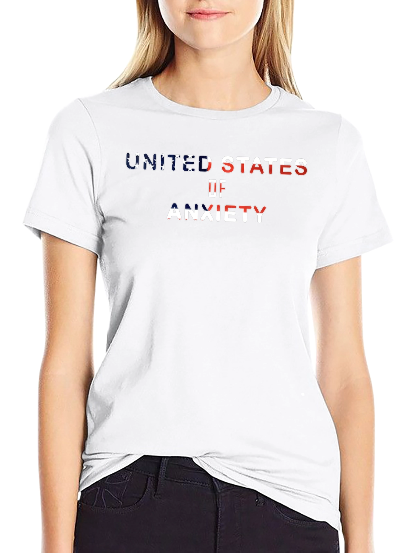 United States of Anxiety Graphic T-Shirt