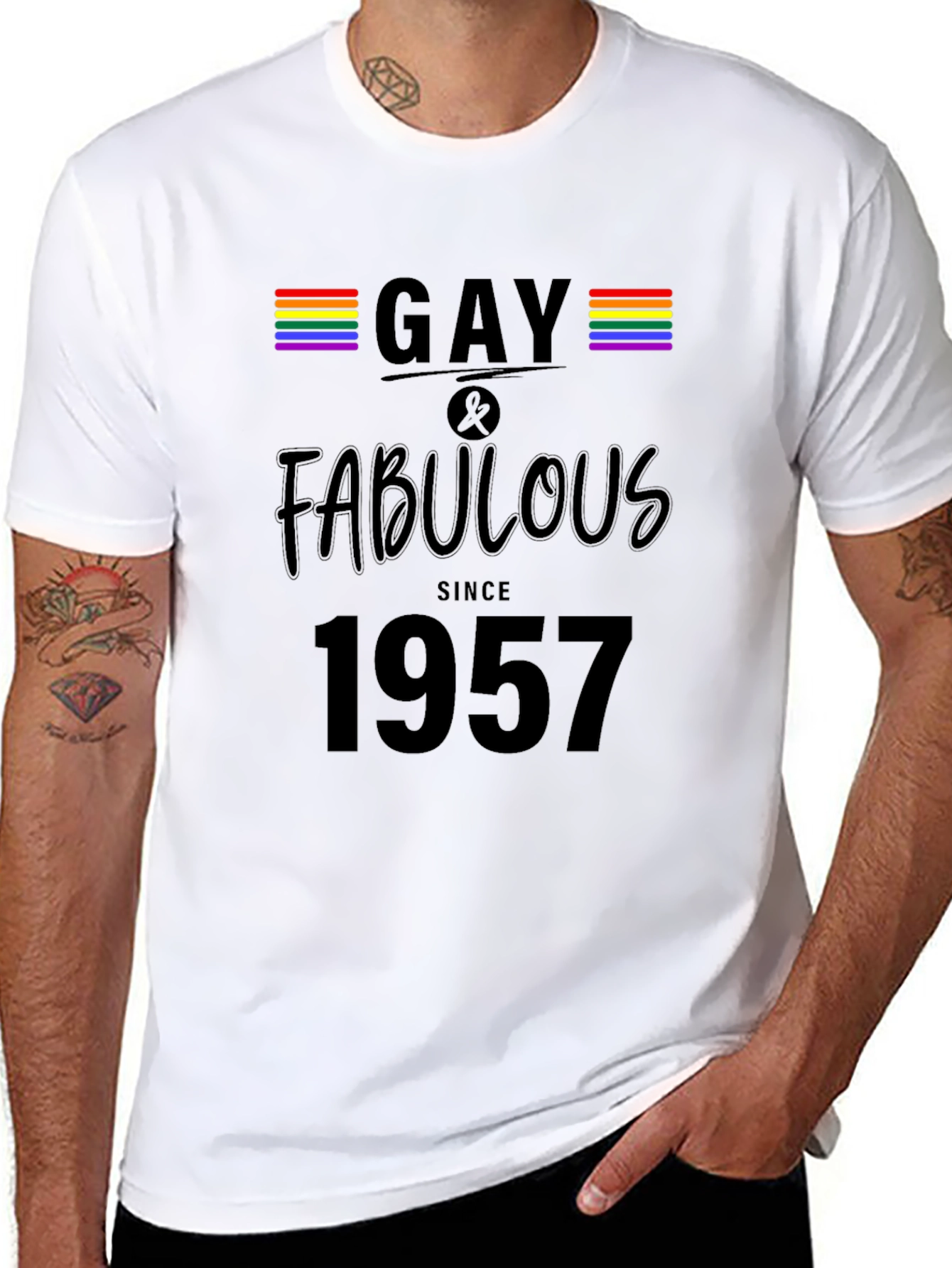 Gay & Fabulous Since 1957 Pride T-Shirt