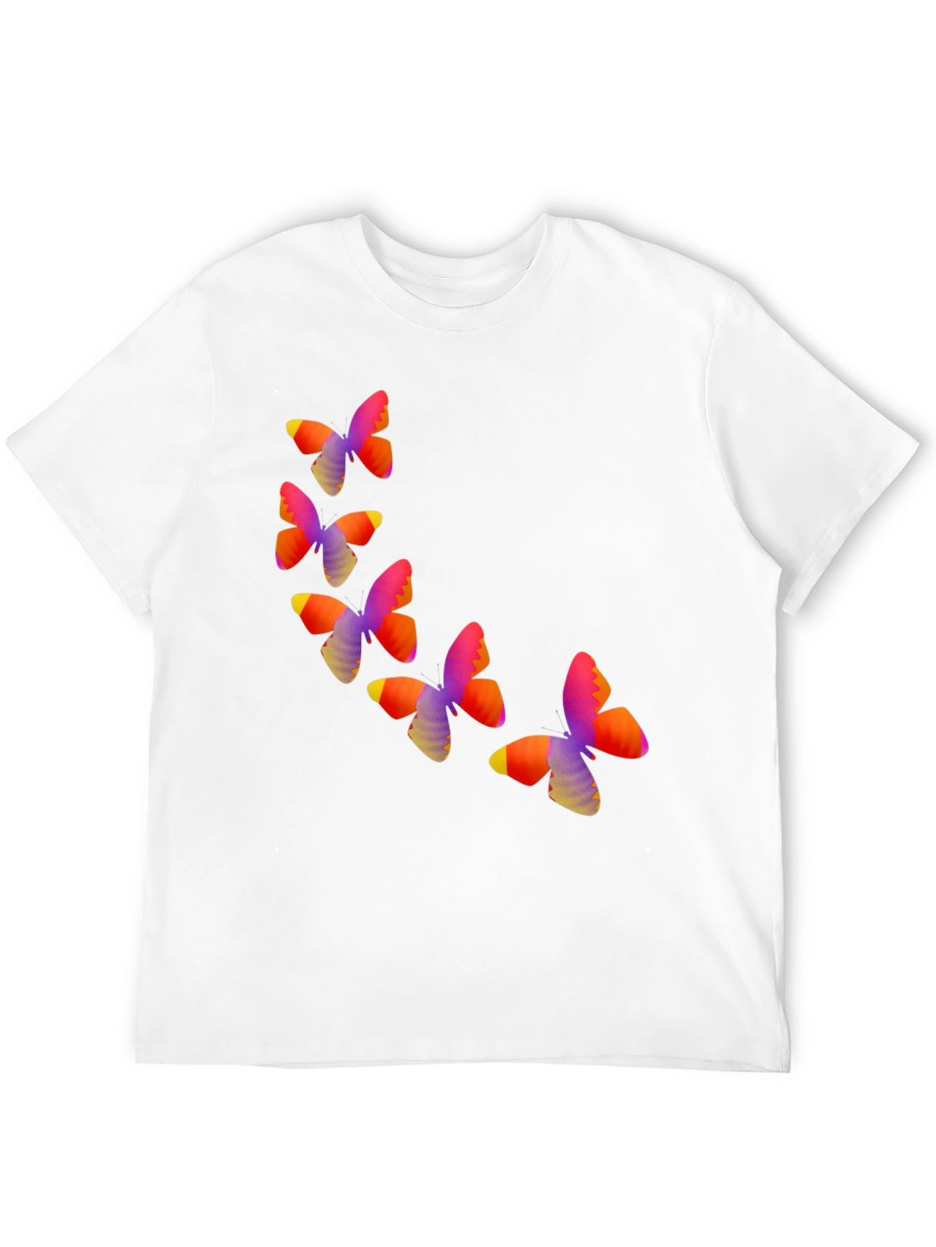 Butterfly Graphic Black T-Shirt