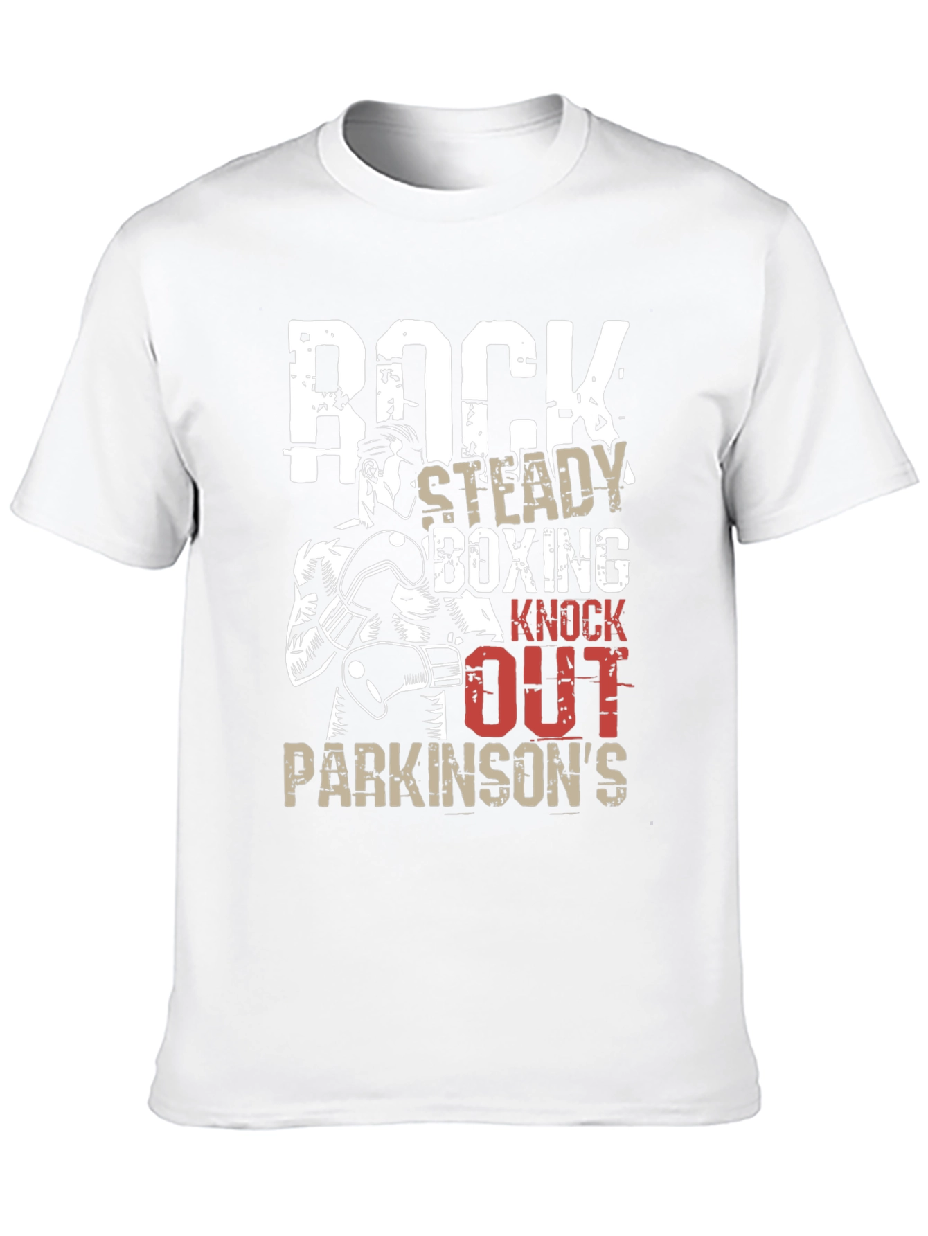 Rock Steady Boxing Knockout Parkinsons T-Shirt