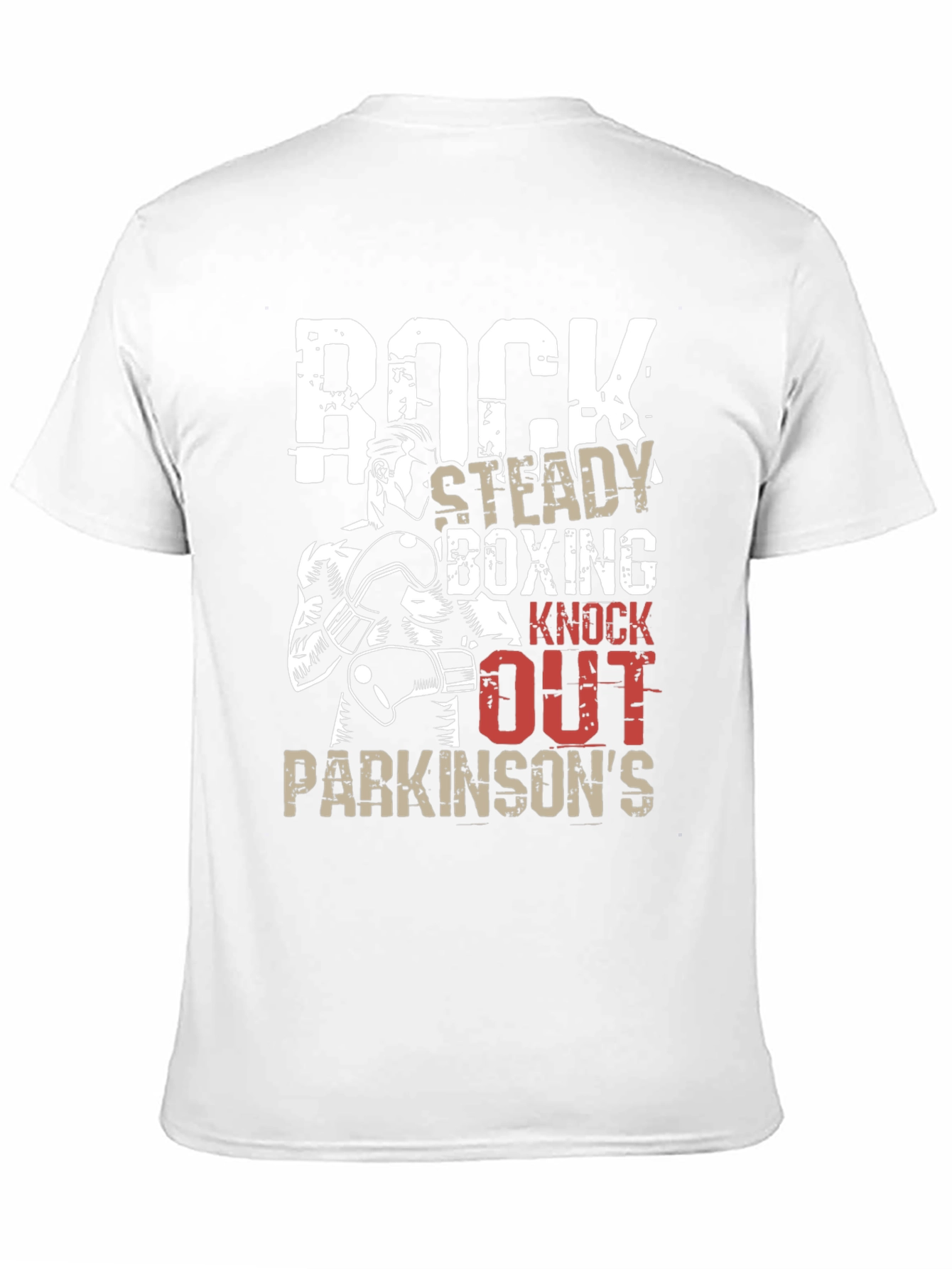 Rock Steady Boxing Knockout Parkinsons T-Shirt