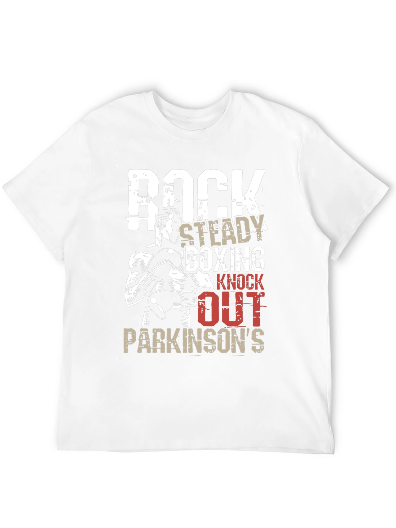 Rock Steady Boxing Knockout Parkinsons T-Shirt