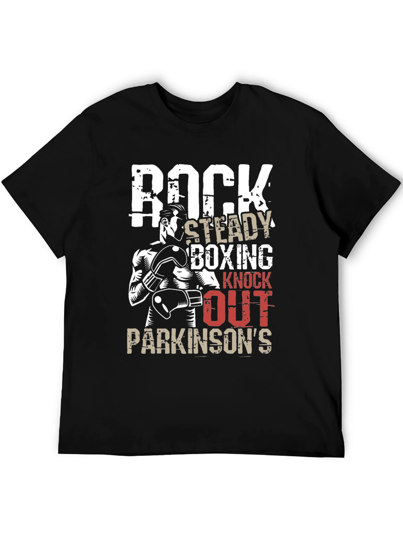 Rock Steady Boxing Knockout Parkinsons T-Shirt
