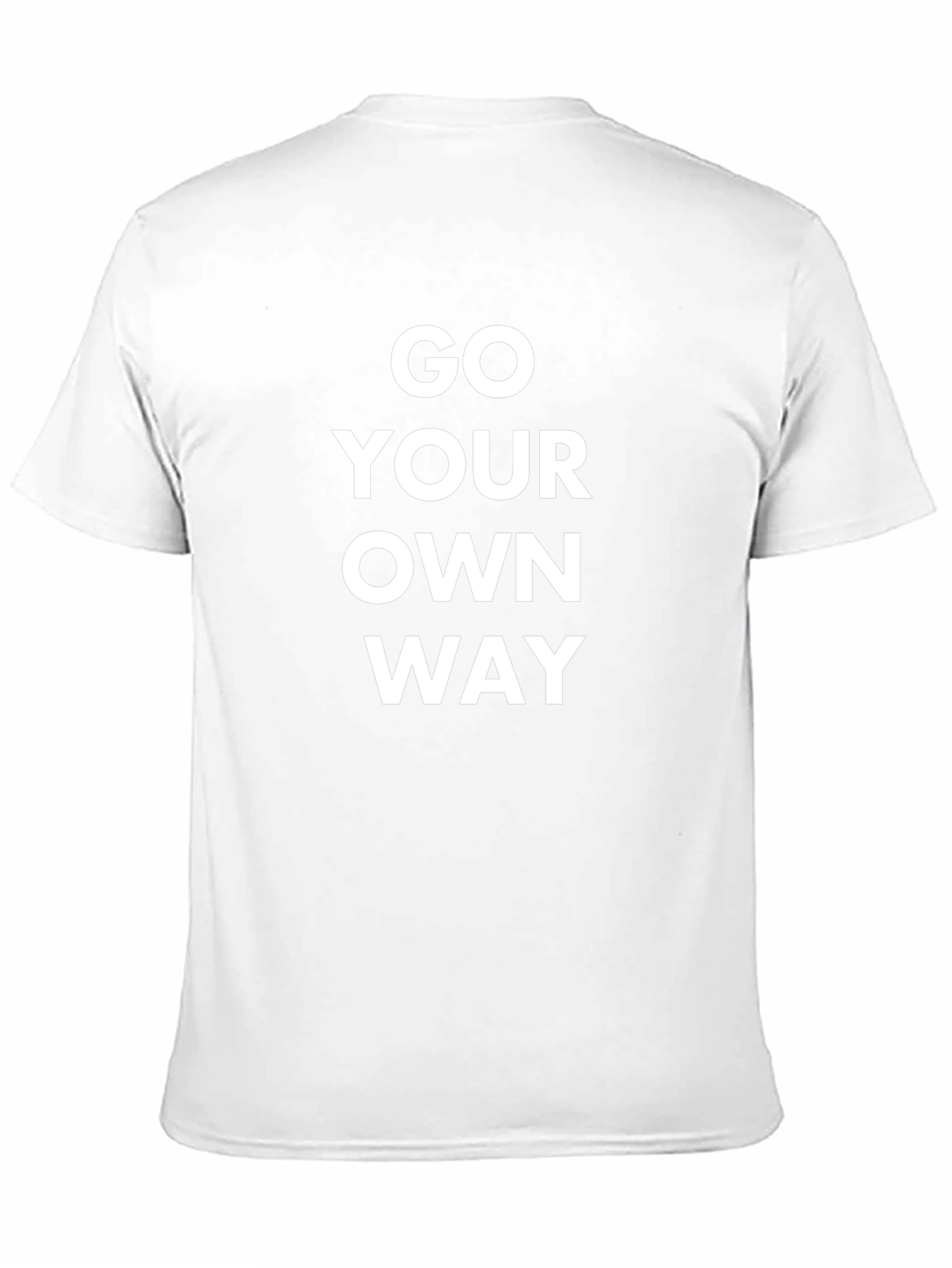 Go Your Own Way Black Graphic Tee