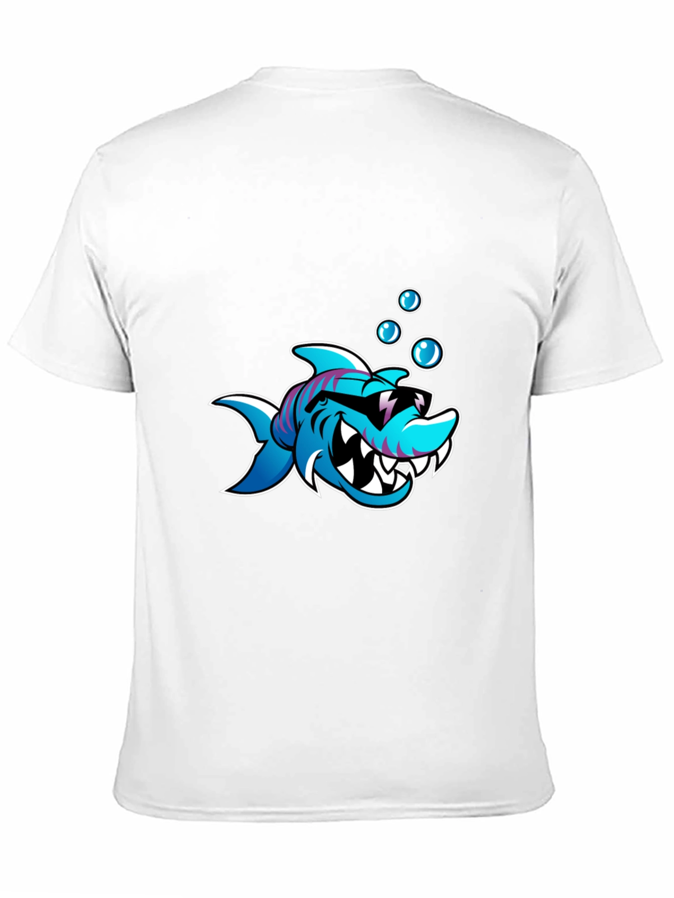 Cool Shark Graphic Black T-Shirt