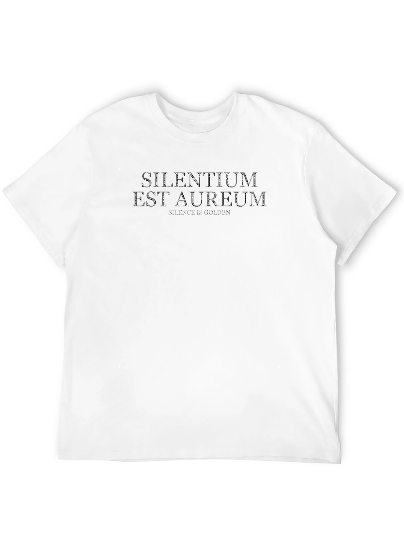 Silentium Est Aureum Tee - Silence Is Golden T-Shirt