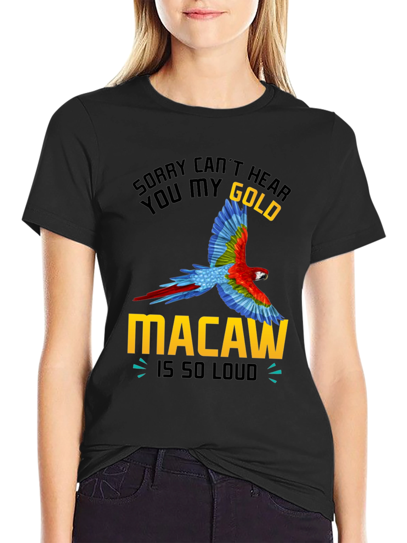 Gold Macaw Loud T-Shirt