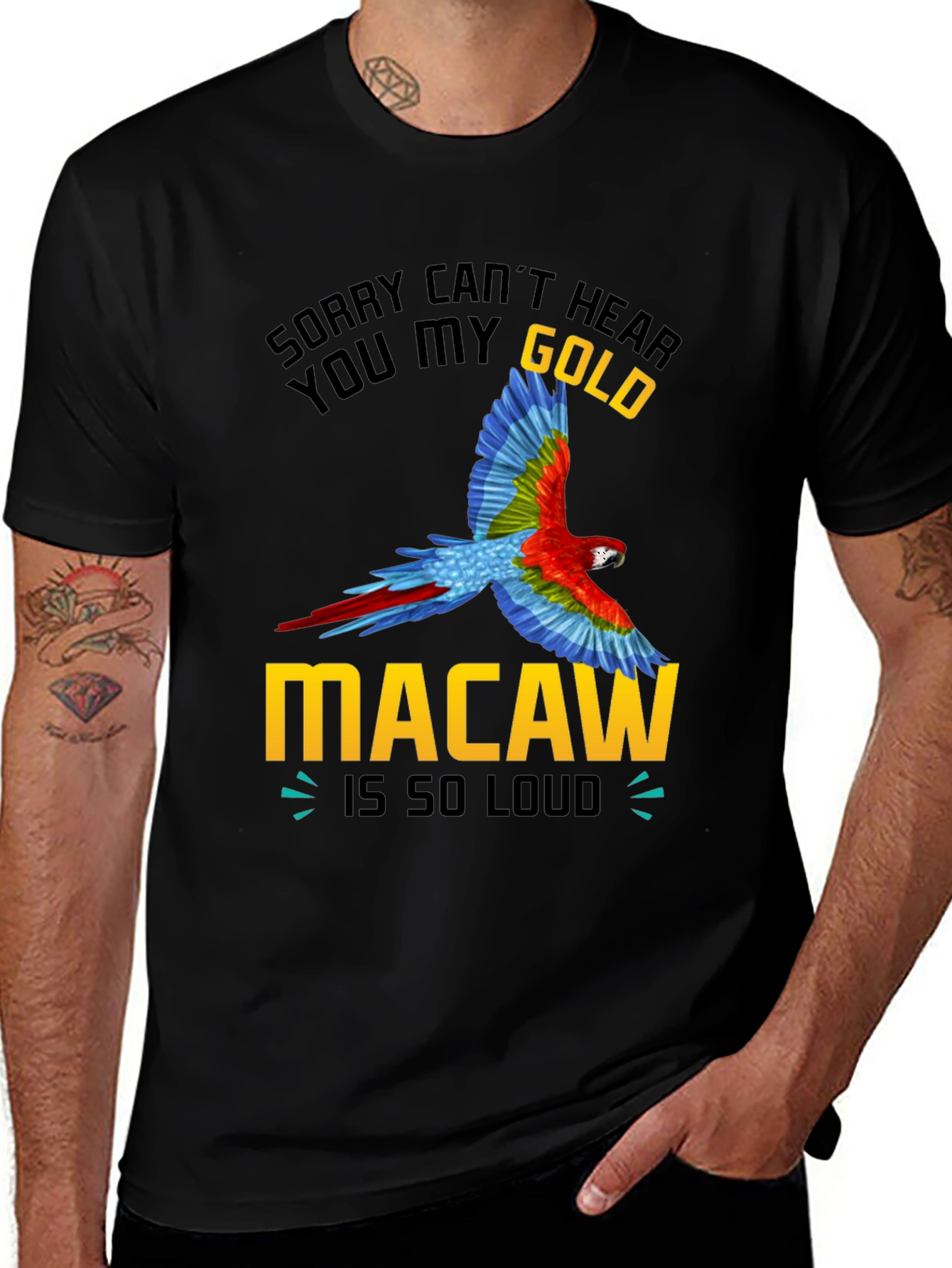 Gold Macaw Loud T-Shirt