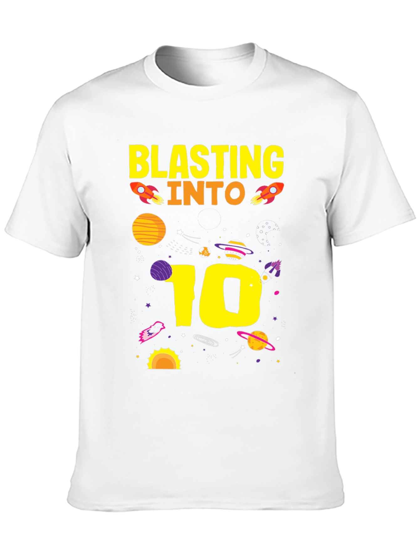 Blasting Into 10th Birthday T-Shirt