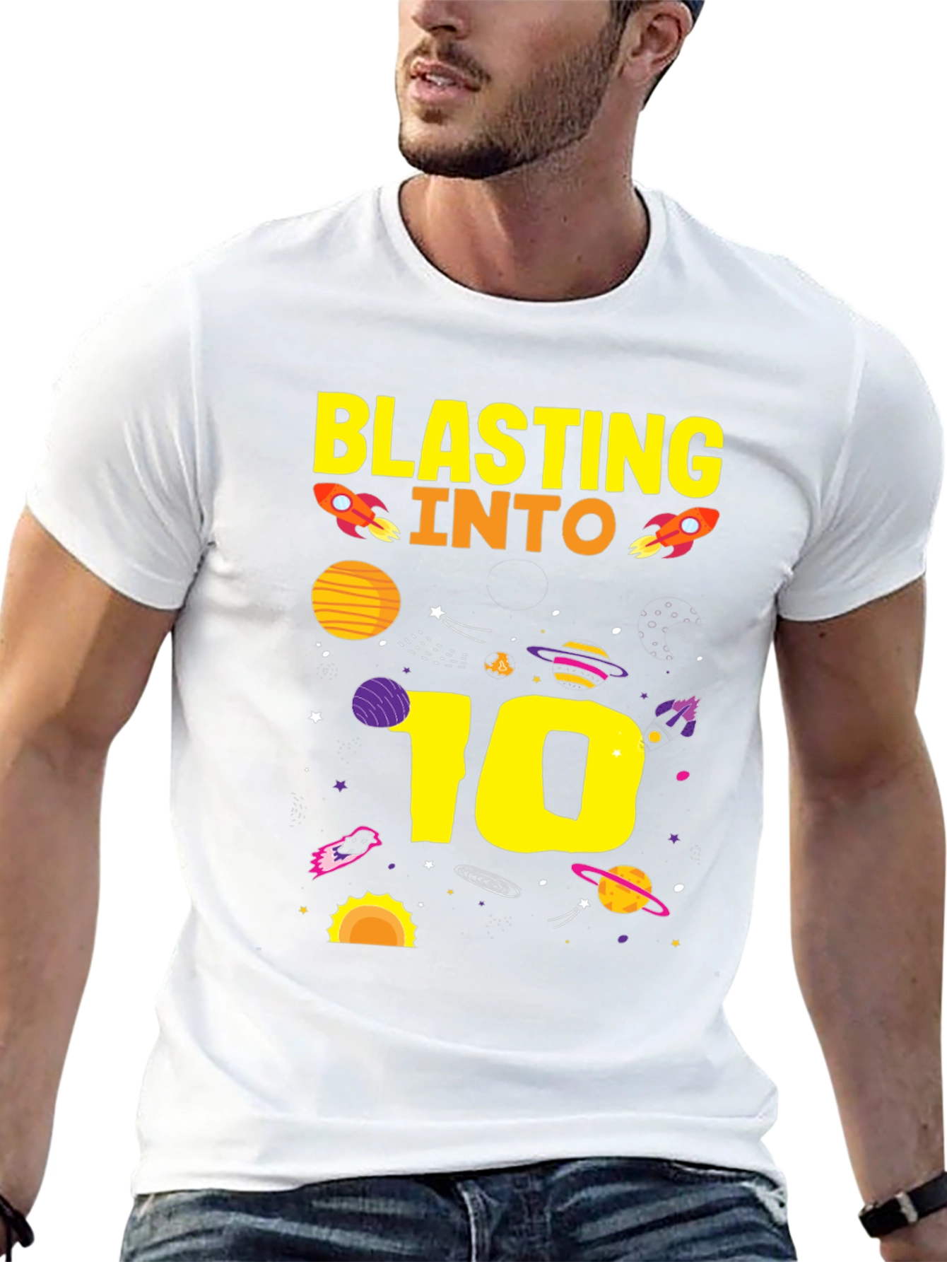 Blasting Into 10th Birthday T-Shirt