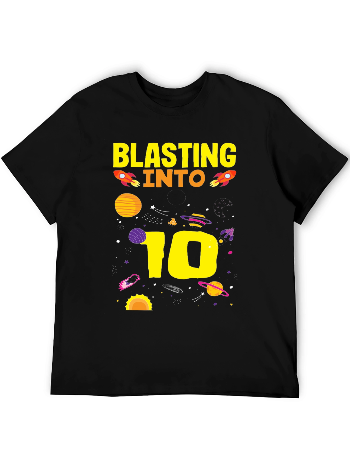 Blasting Into 10th Birthday T-Shirt