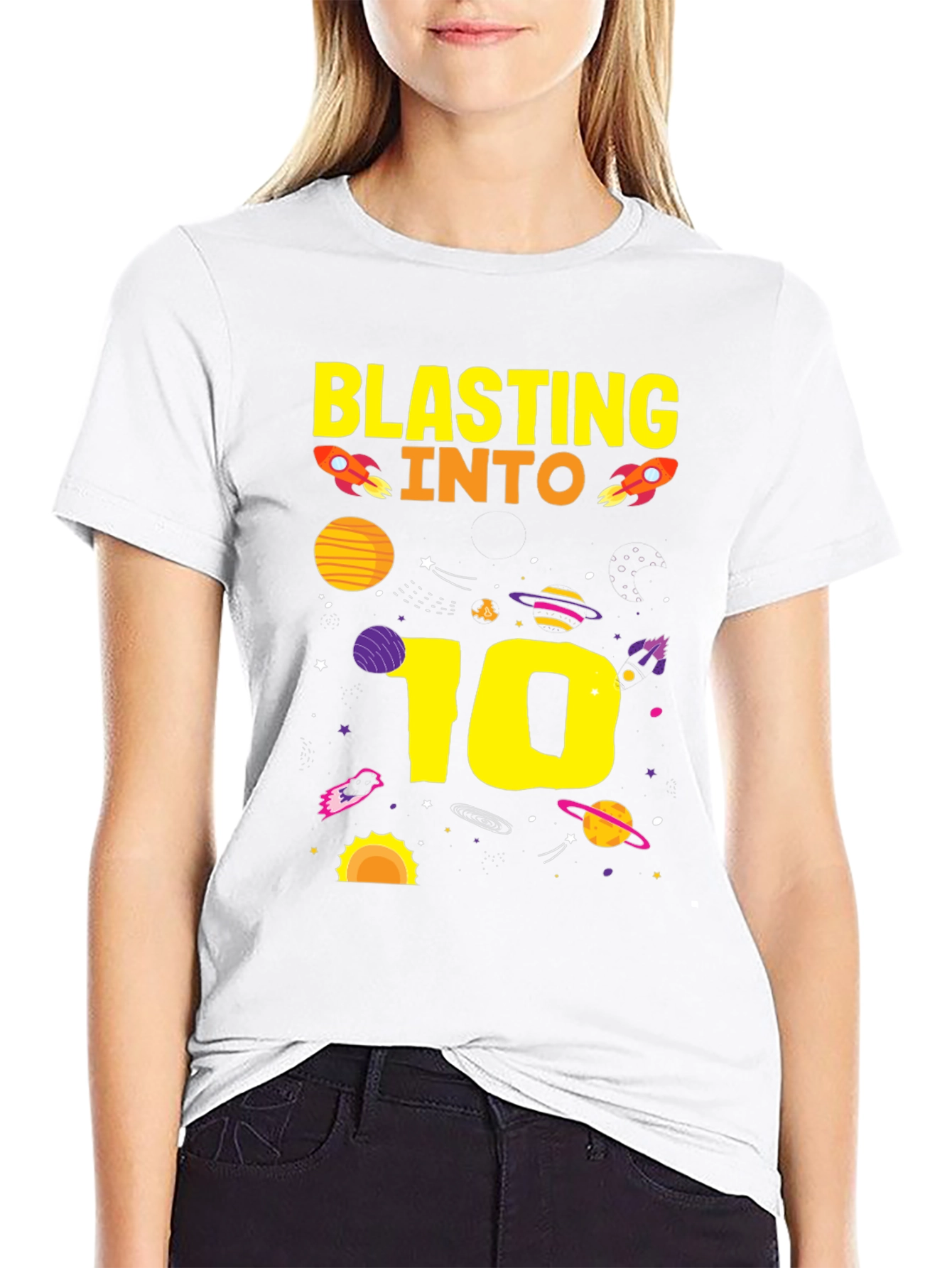 Blasting Into 10th Birthday T-Shirt