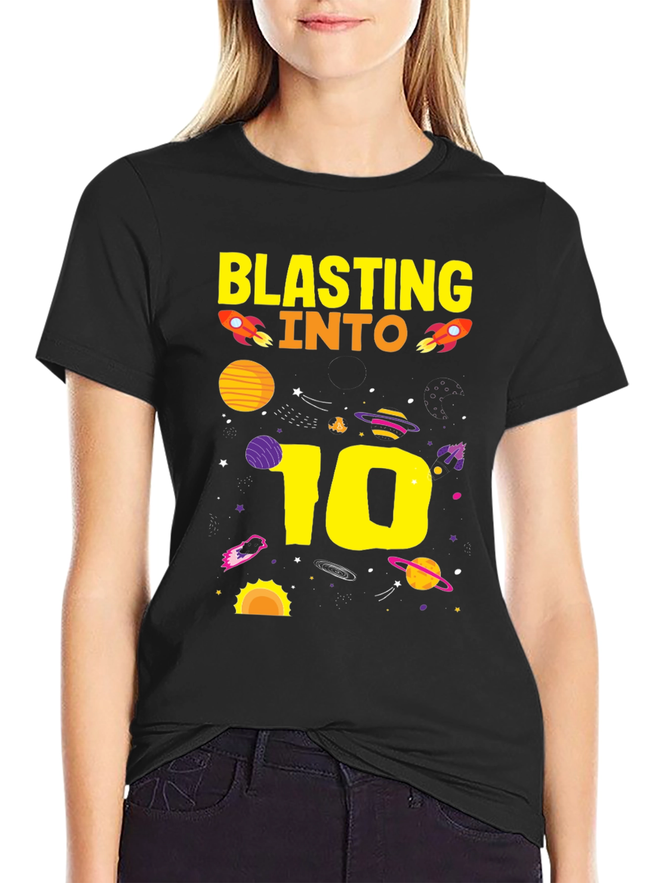 Blasting Into 10th Birthday T-Shirt