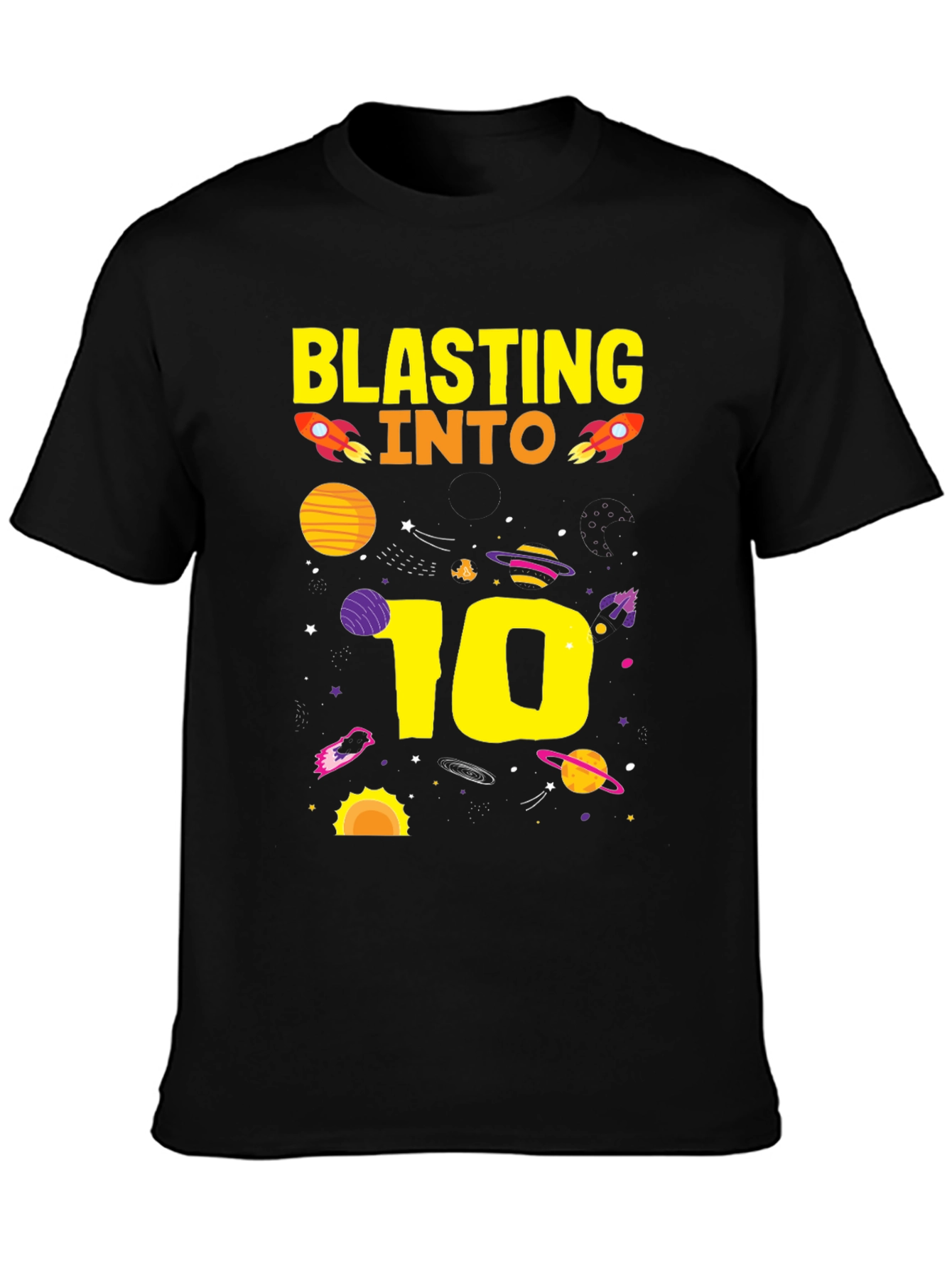 Blasting Into 10th Birthday T-Shirt