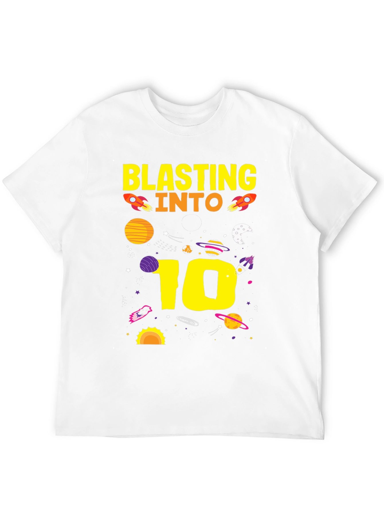 Blasting Into 10th Birthday T-Shirt